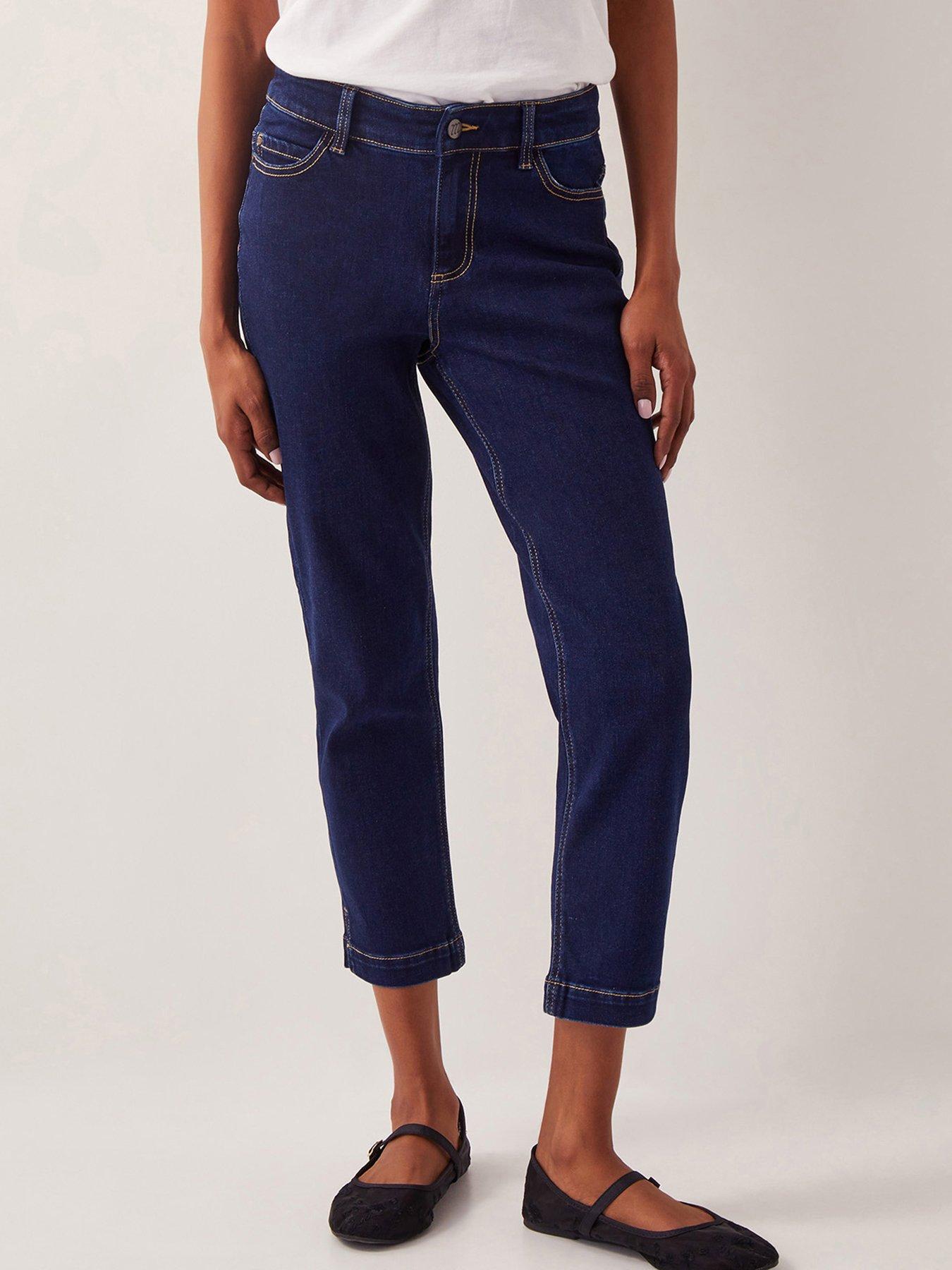 undefined Idabella Crop Jean - Indigo