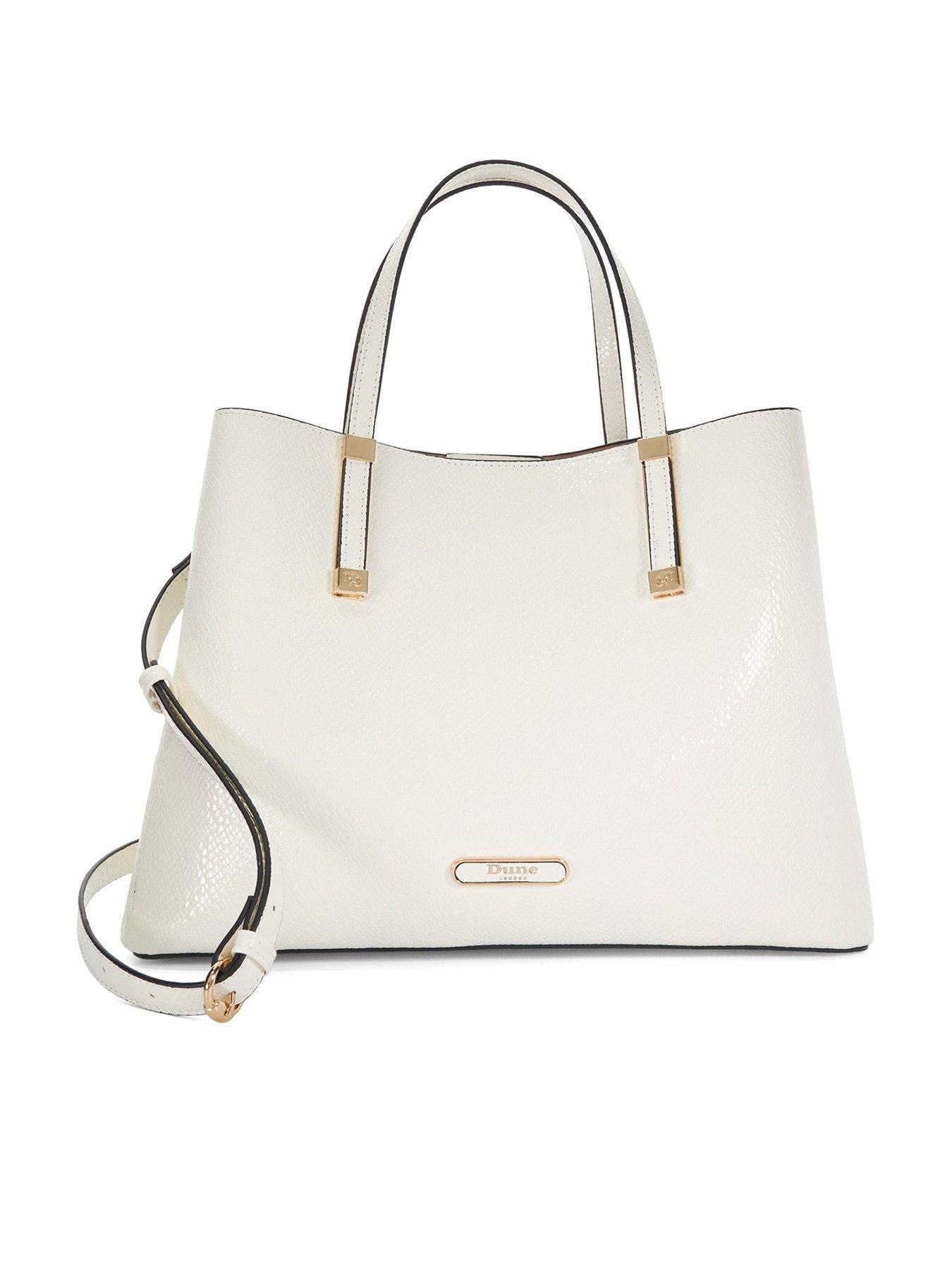 undefined Dorry Branded Hardware Tote Bag  - White