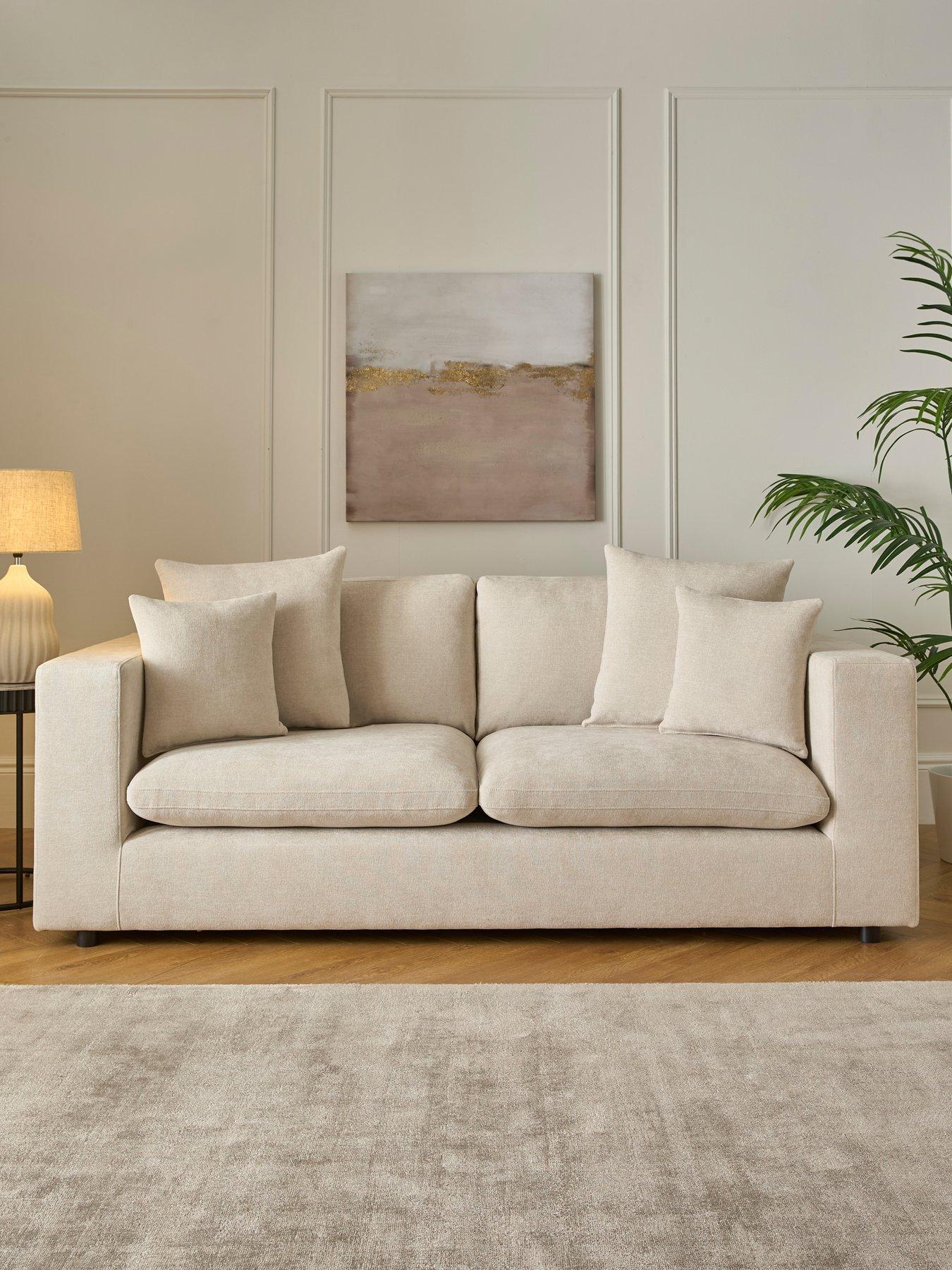 Very Home Missouri 3 Seater Fabric Sofa thumbnail