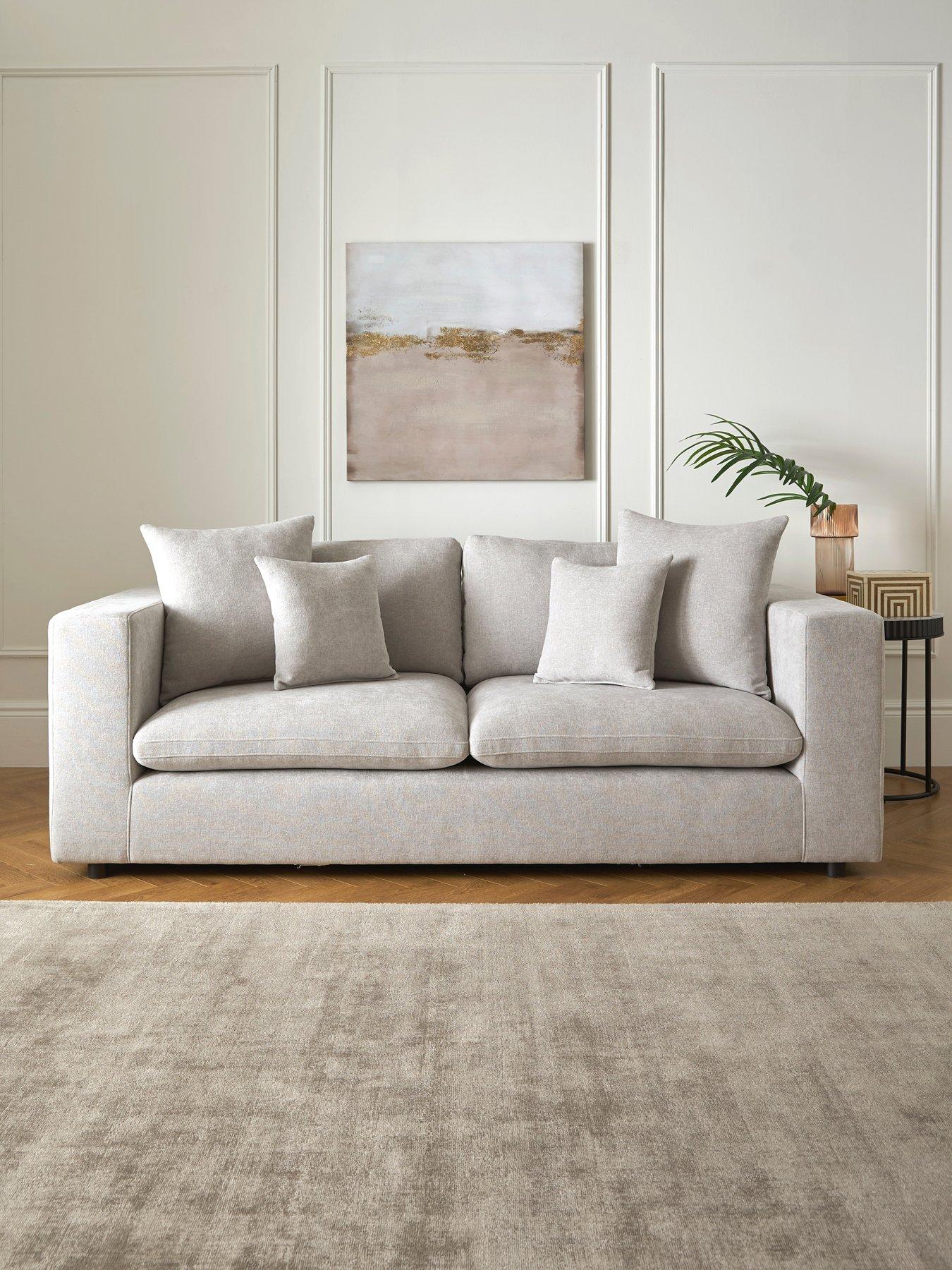 undefined Missouri 3 Seater Fabric Sofa