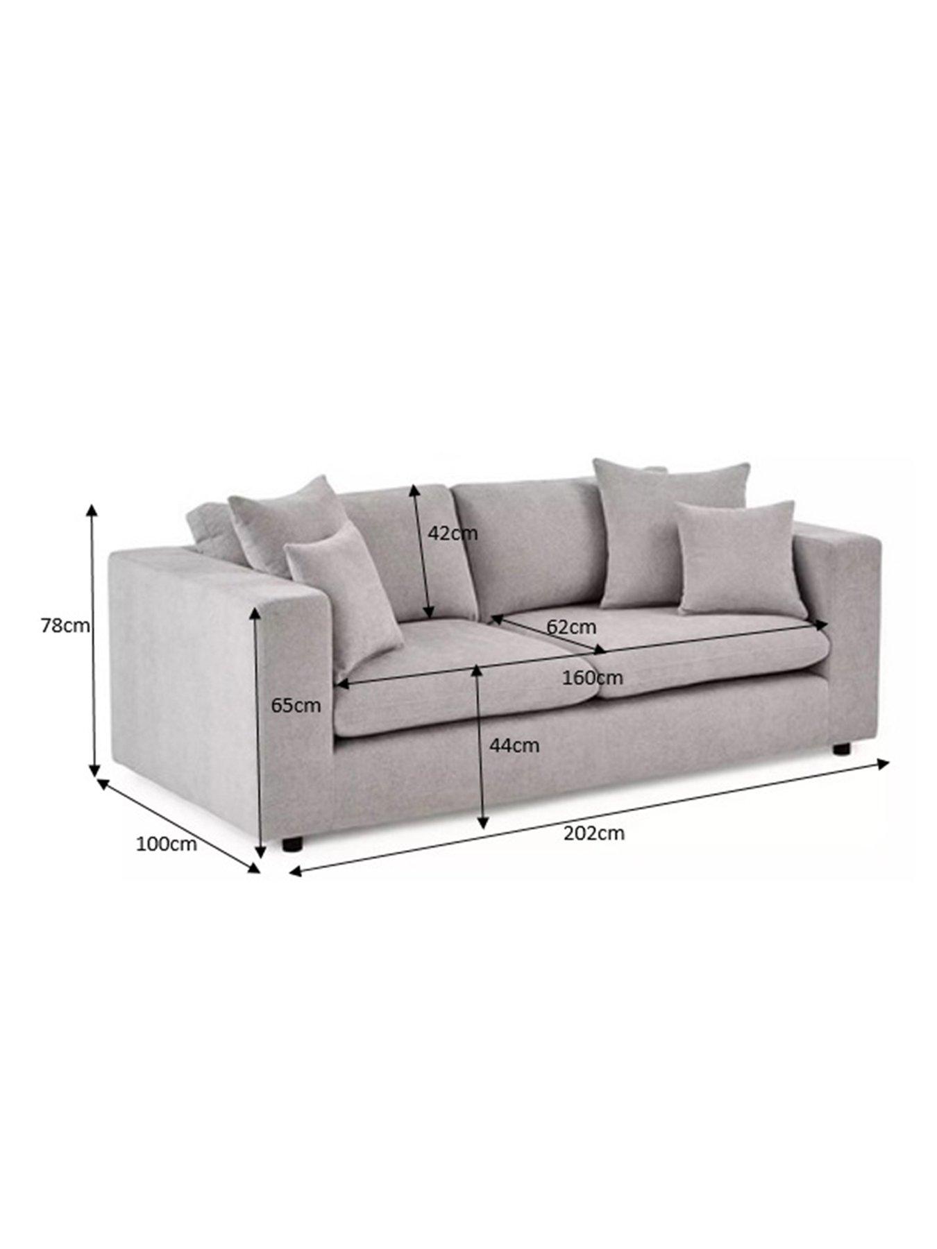Image 7 of 7 of The Very Collection Missouri 3 Seater Fabric Sofa - FSC&reg; Certified