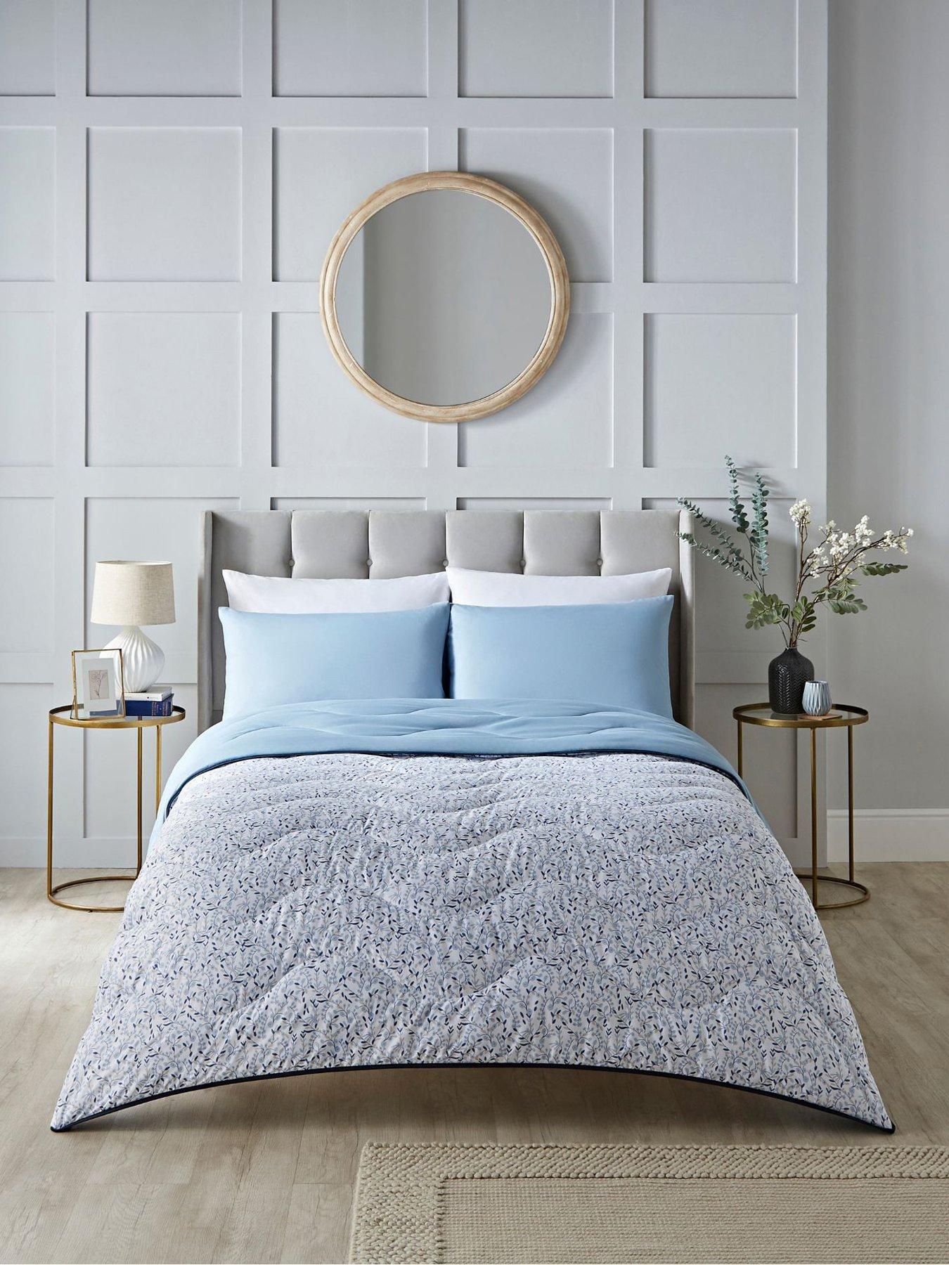 Night Lark Blue Garden 6 Tog Coverless Duvet Set