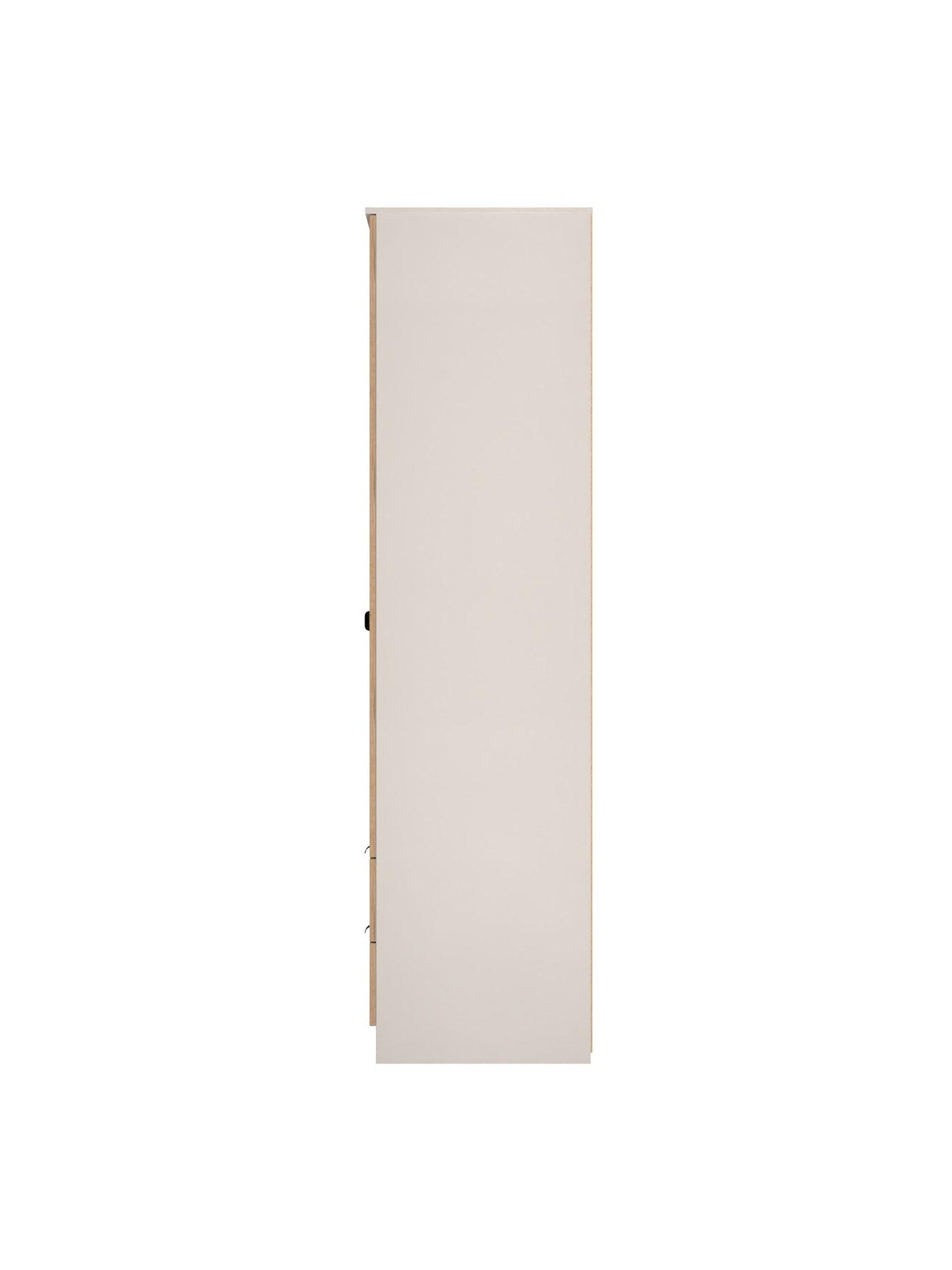 Image 7 of 7 of SWIFT Nefeli&nbsp;Ready Assembled&nbsp;2 Door, 2 Drawer Wardrobe - Oak/Taupe
