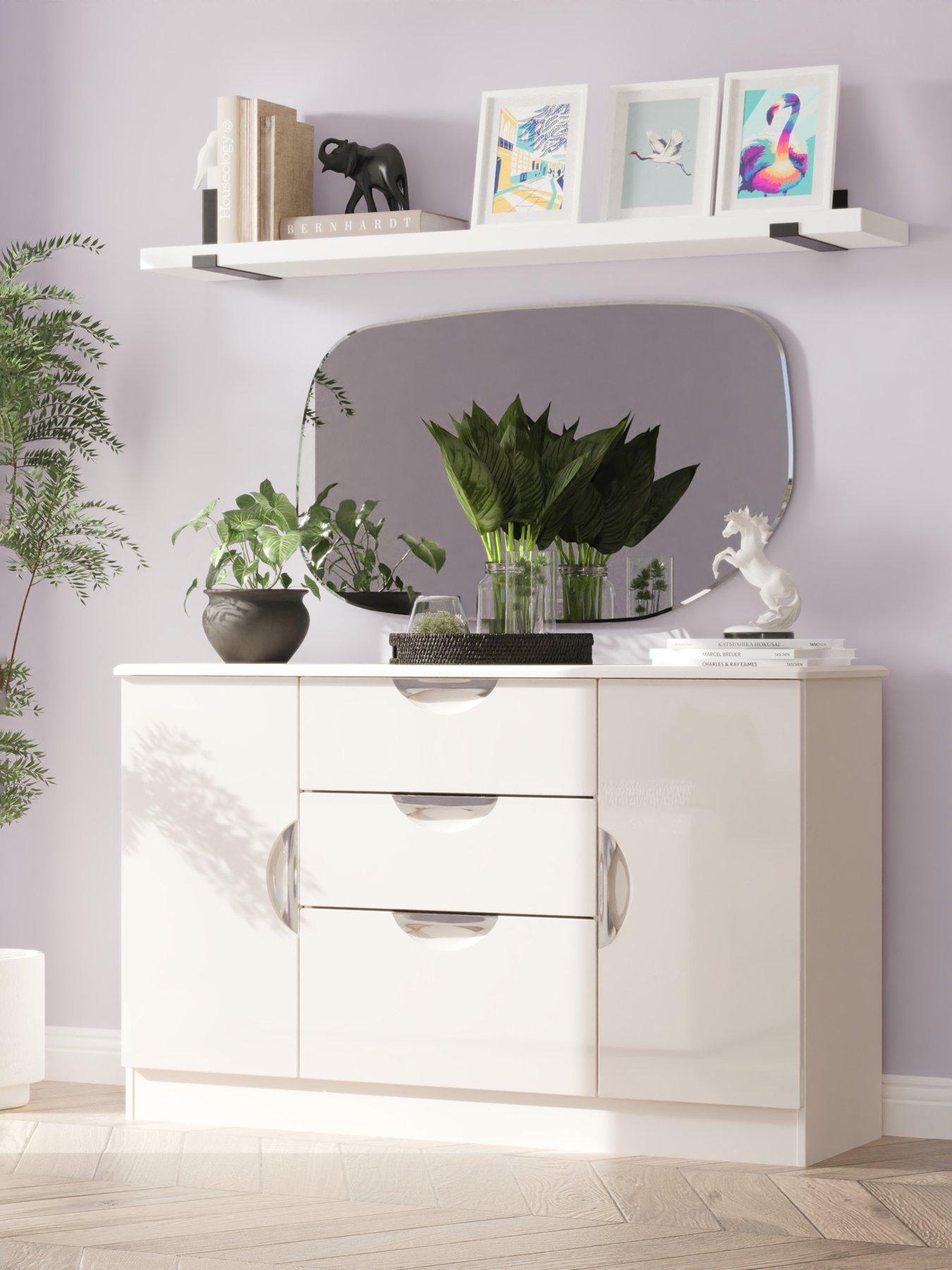 undefined Alva Ready Assembled 2 Door 3 Drawer Sideboard