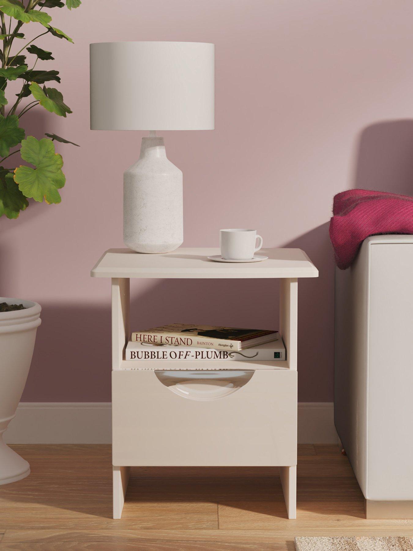 undefined Alva Side Table With Drawer
