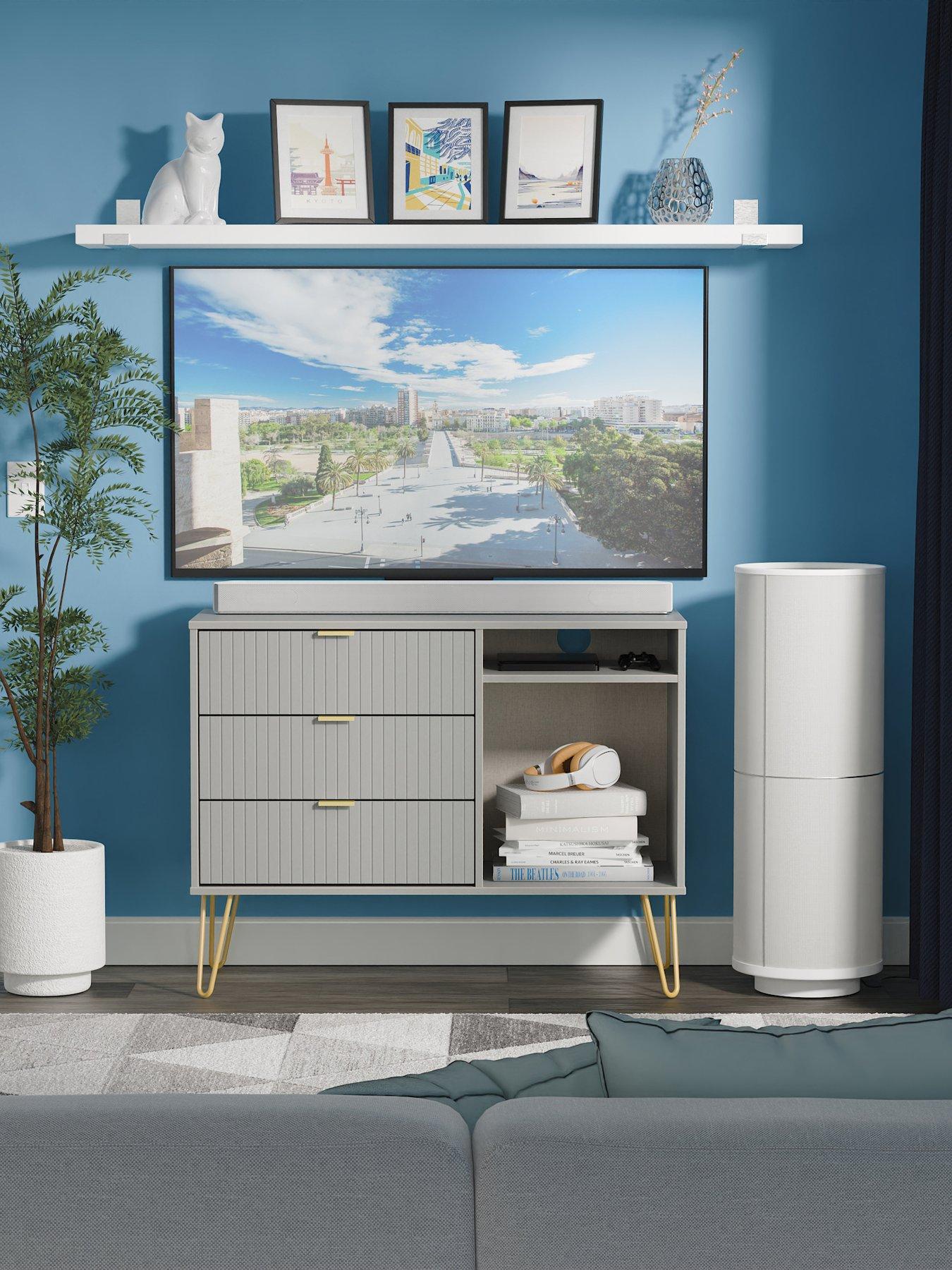 Image 1 of 6 of SWIFT Andie Ready Assembled 3 Drawer TV&nbsp;Unit