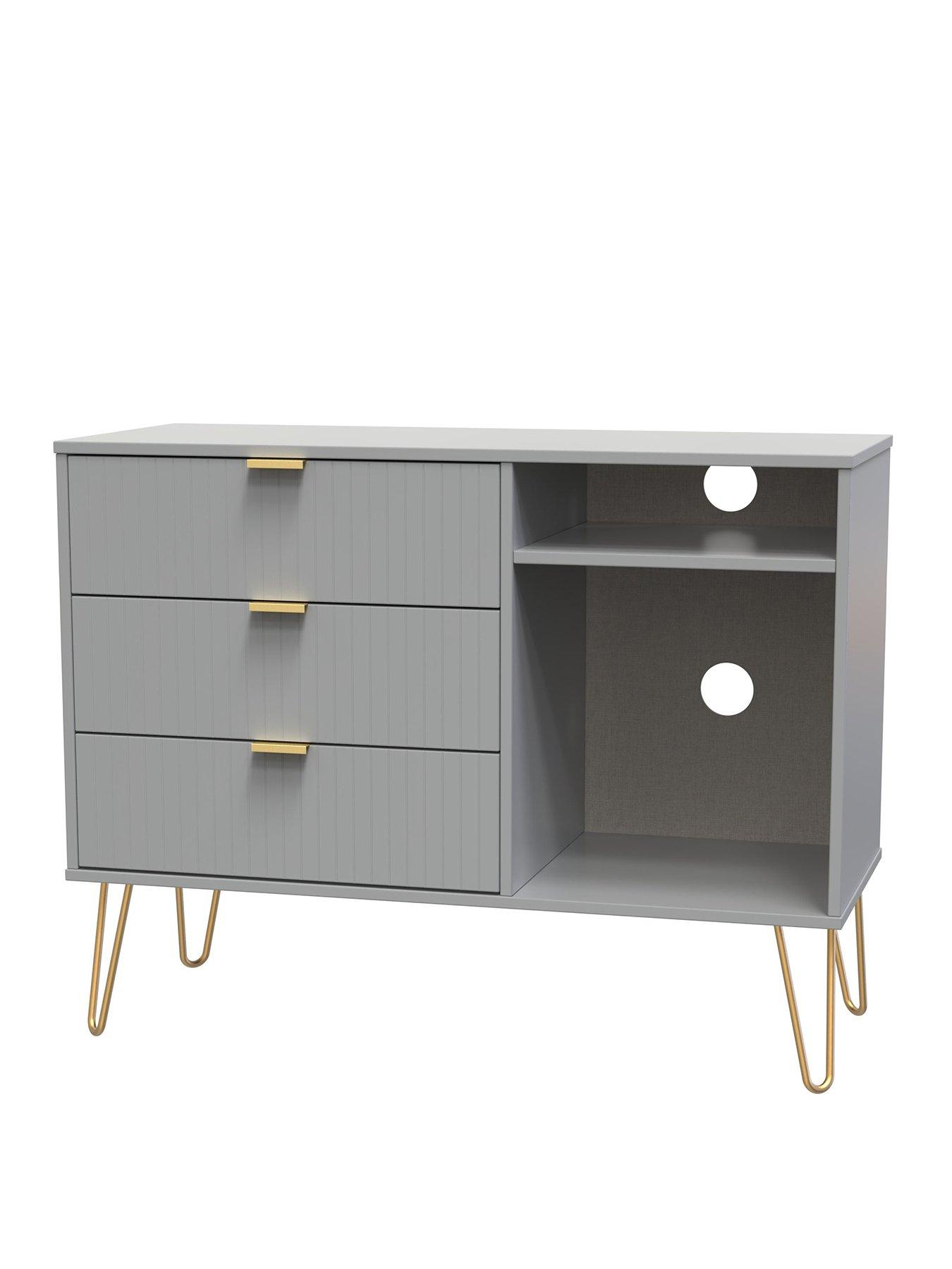 Image 3 of 6 of SWIFT Andie Ready Assembled 3 Drawer TV&nbsp;Unit