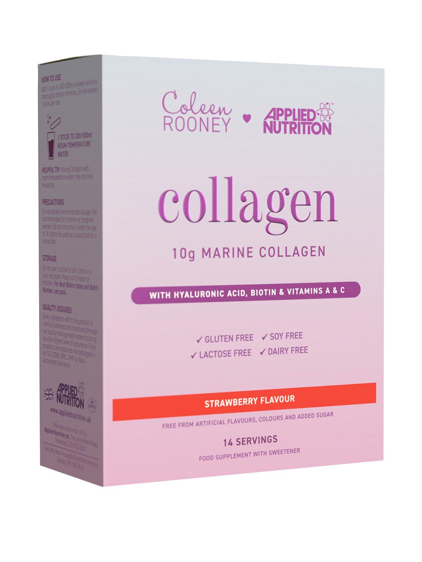 Image 1 of 3 of Applied Nutrition Coleen Rooney Collagen Sachets Strawberry (14 Sticks)