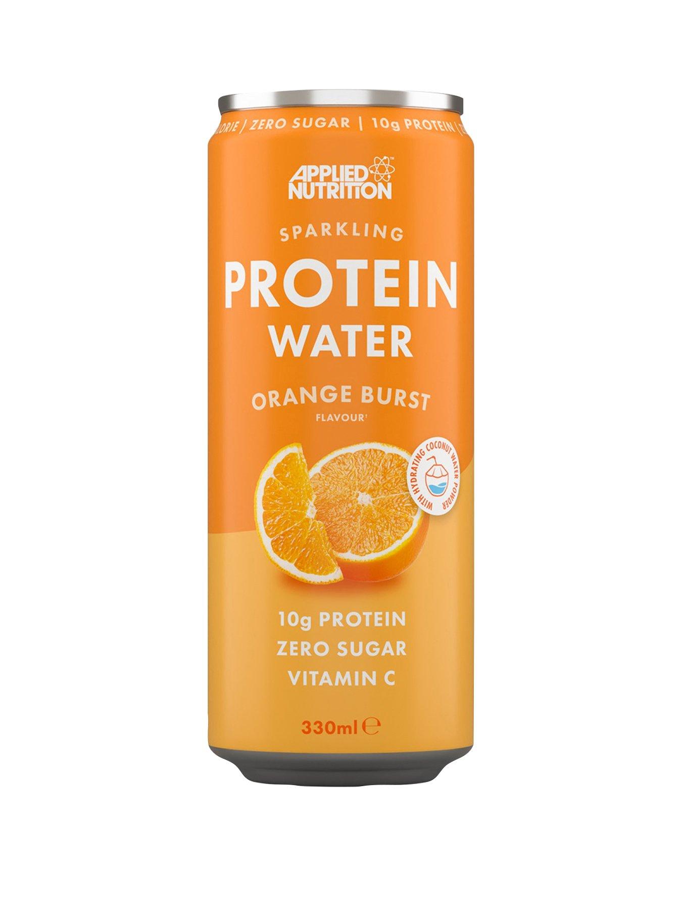 Image 1 of 1 of Applied Nutrition SPARKLING PROTEIN WATER ORANGE BURST 330ML x 12