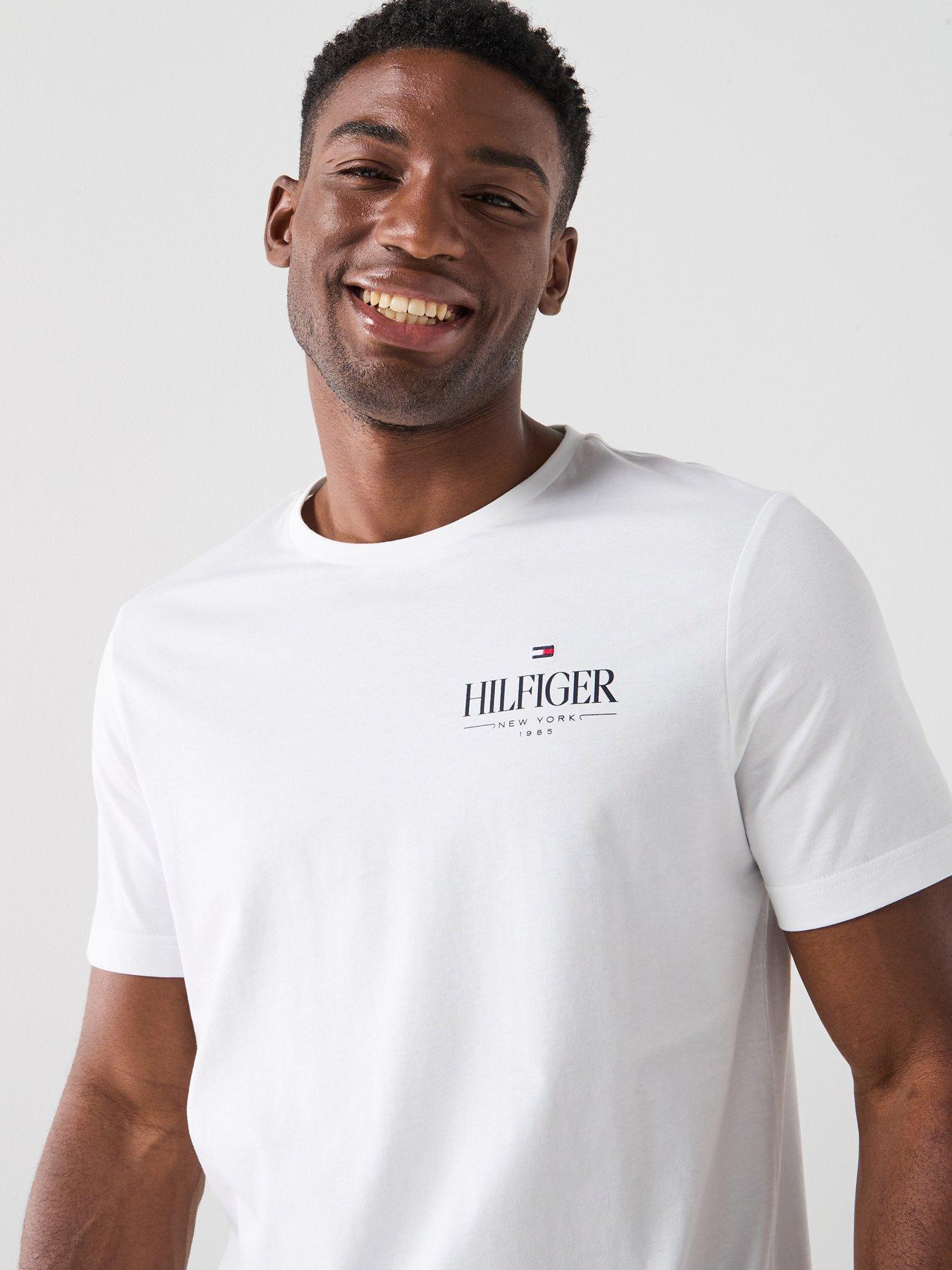 undefined Stack Small Chest Logo T-Shirt - White