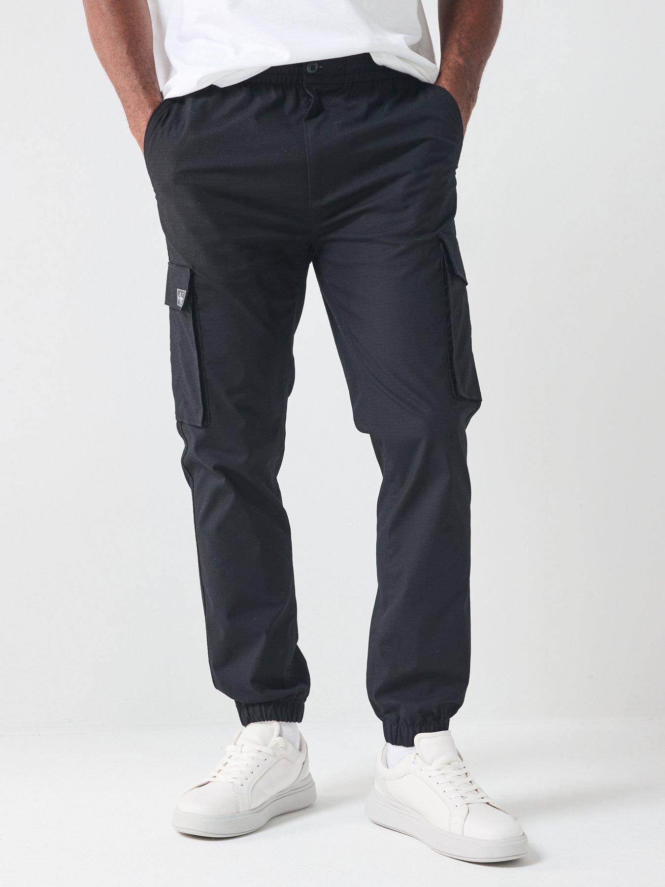 undefined Calvin Klein Jeans Skinny Fit Ripstop Cargo Pants - Black