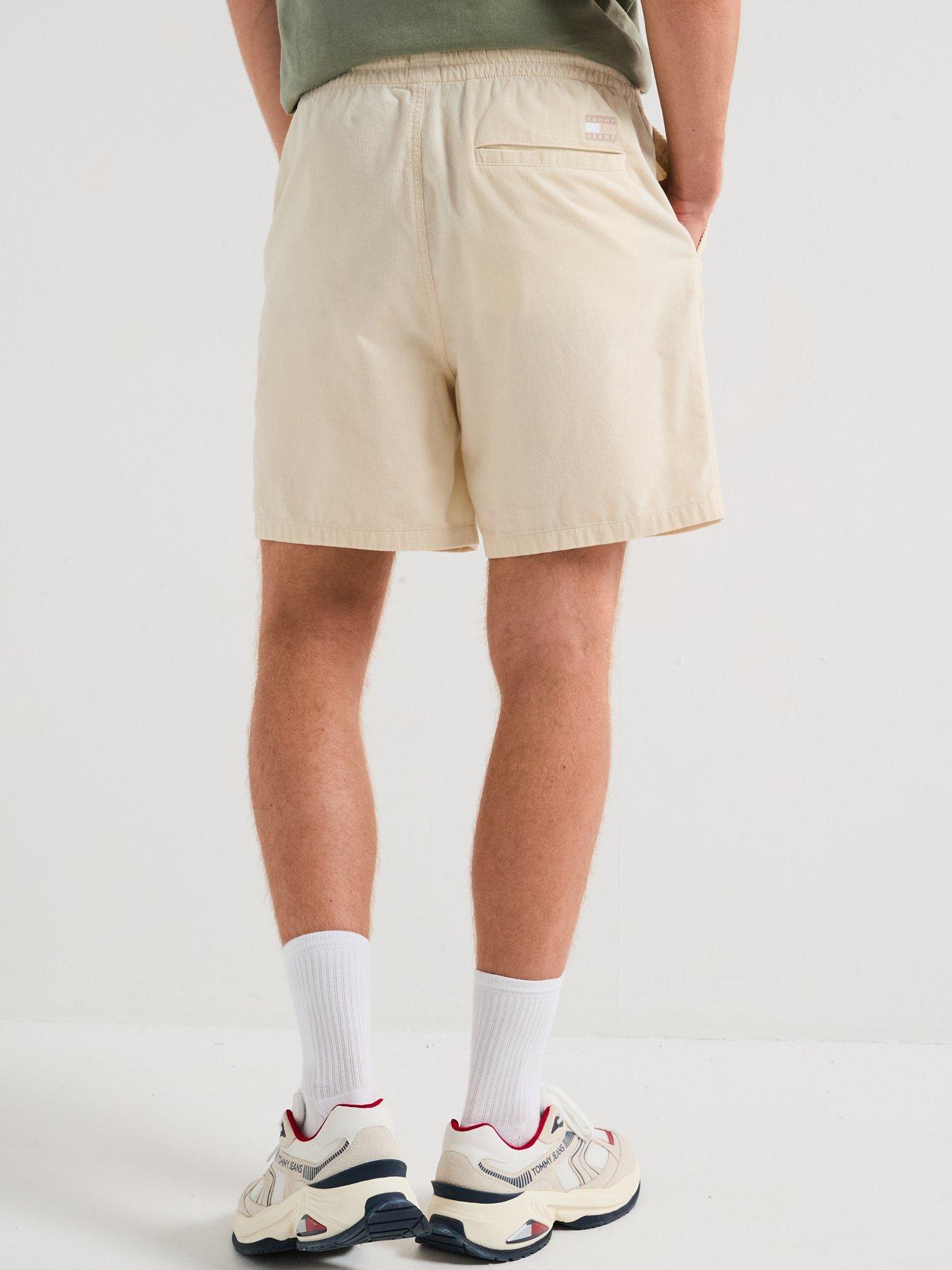 Image 2 of 5 of Tommy Jeans Light Corduroy Shorts - Beige