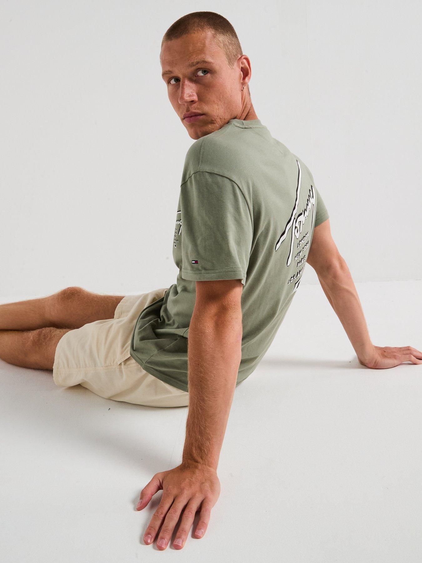 Image 5 of 5 of Tommy Jeans Light Corduroy Shorts - Beige