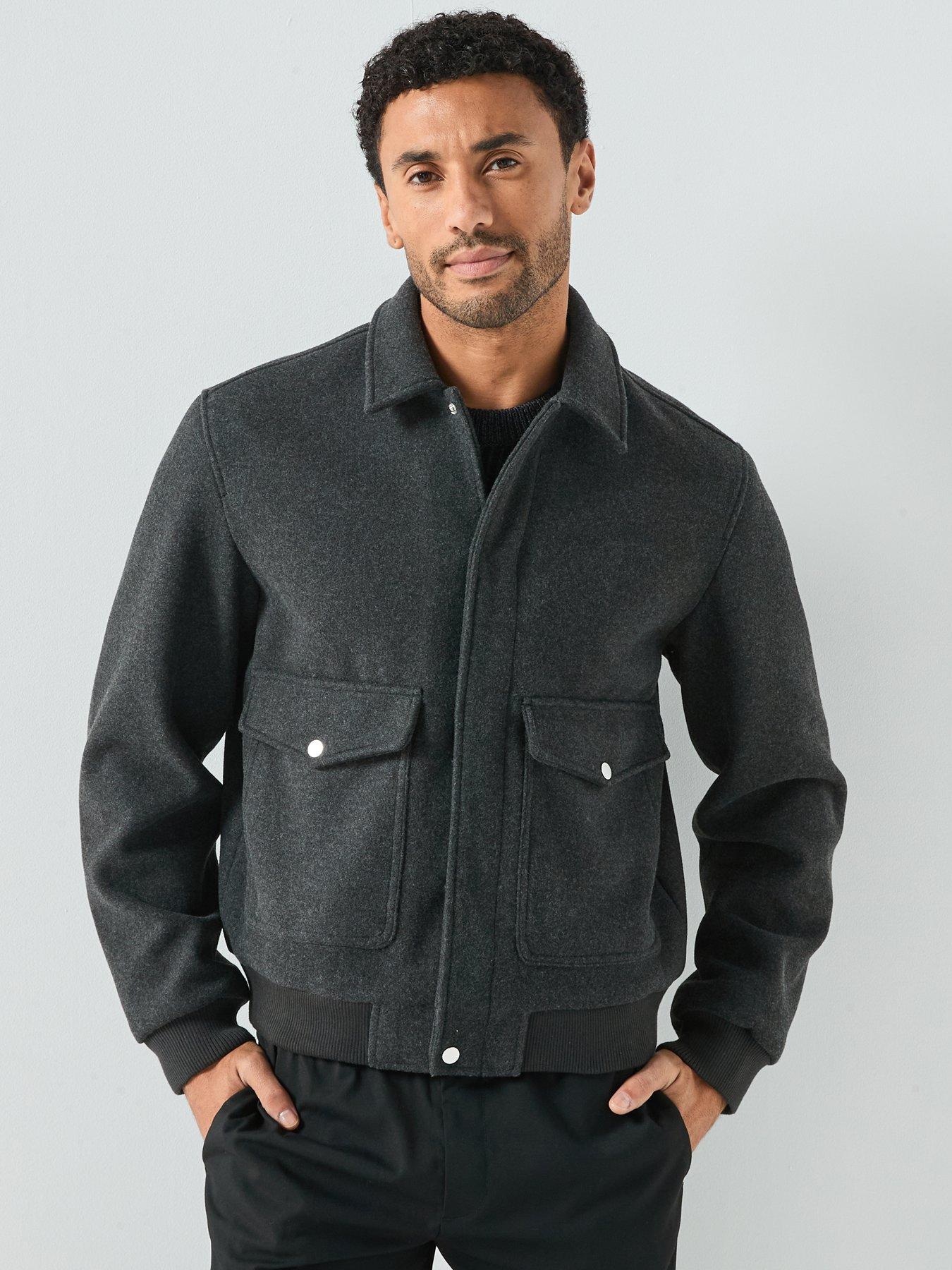 jack-jones-shane-short-felted-bomber-black