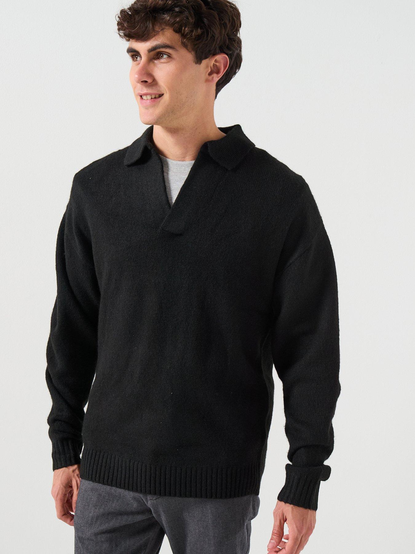 Jack & Jones Jack  &  Jones Ollie Open Collar Knitted Jumper