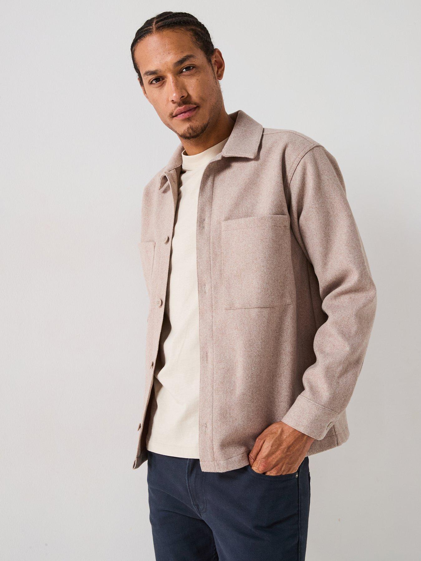 Jack & Jones Jerry Long Sleeve Overshirt - Cream