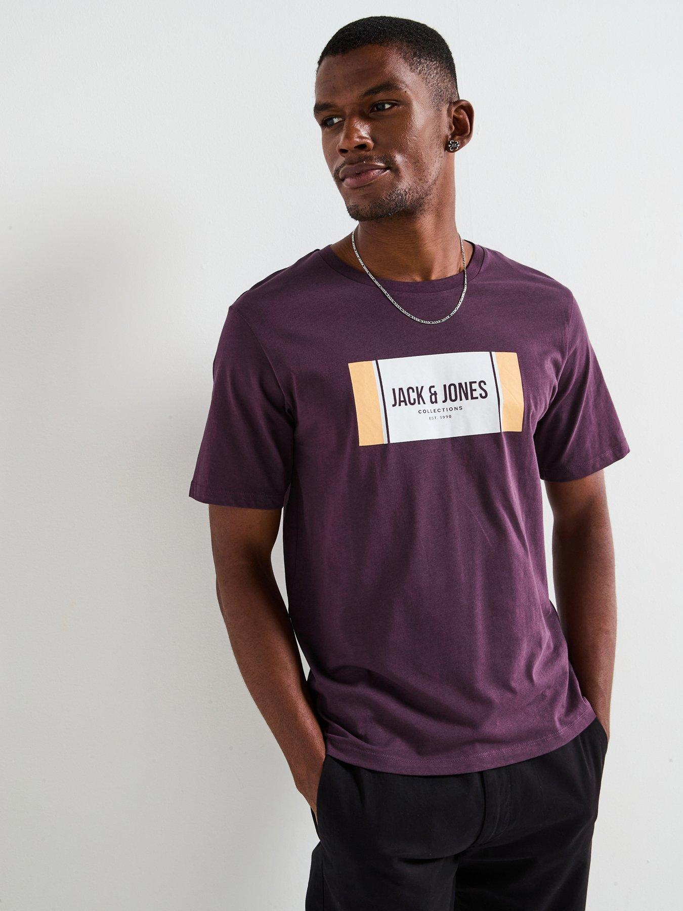 undefined Graphic Short Sleeve T-Shirt - Dark Purple