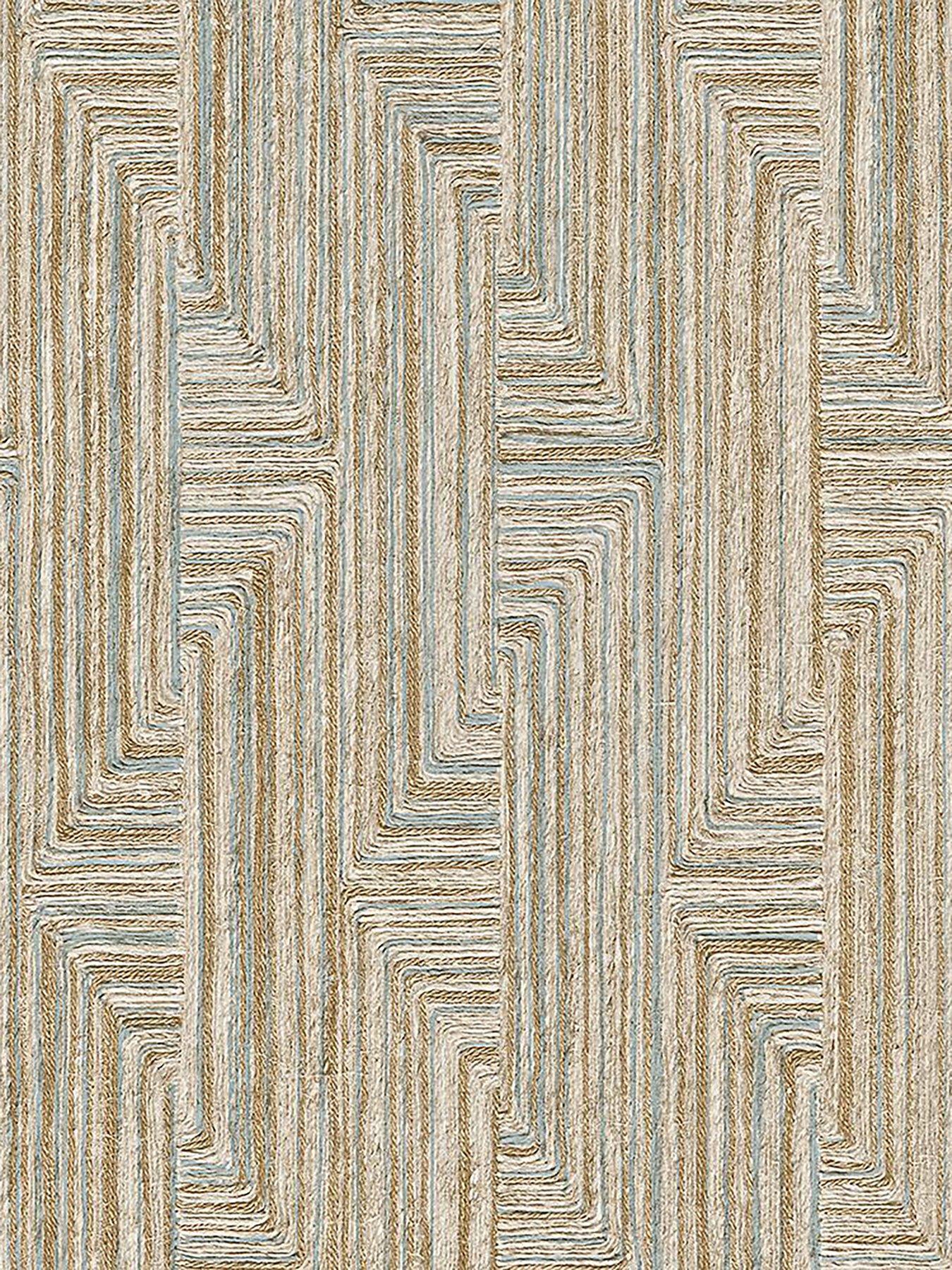 Image 2 of 5 of Design ID Santa Fe Retro String Motif Wallpaper in Gold