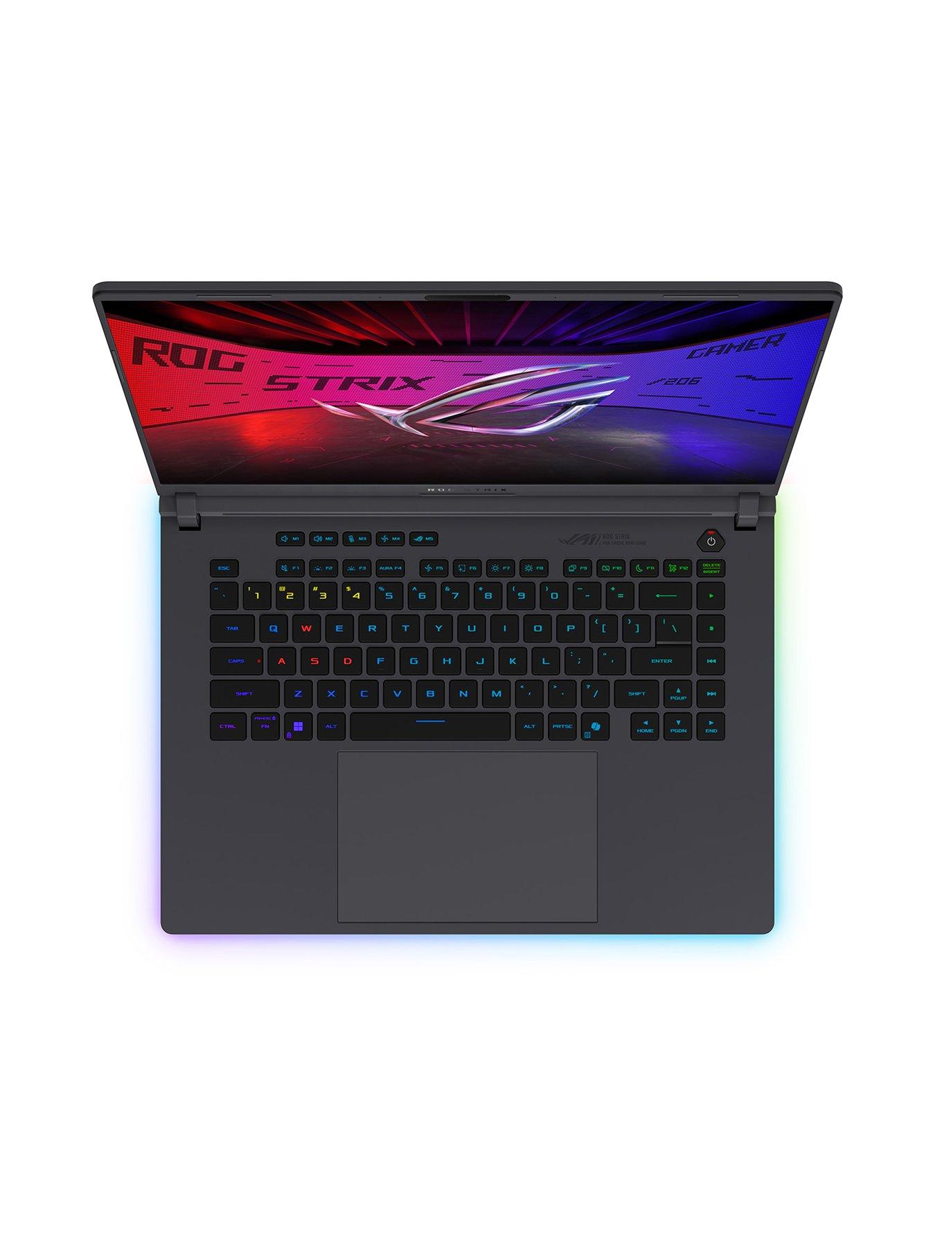 Image 4 of 7 of Asus Strix Gaming Laptop - GeForce RTX 5070 Ti - 16in WQXGA (240Hz) - Intel Core Ultra 9 - 32GB RAM - 1TB SSD - Grey