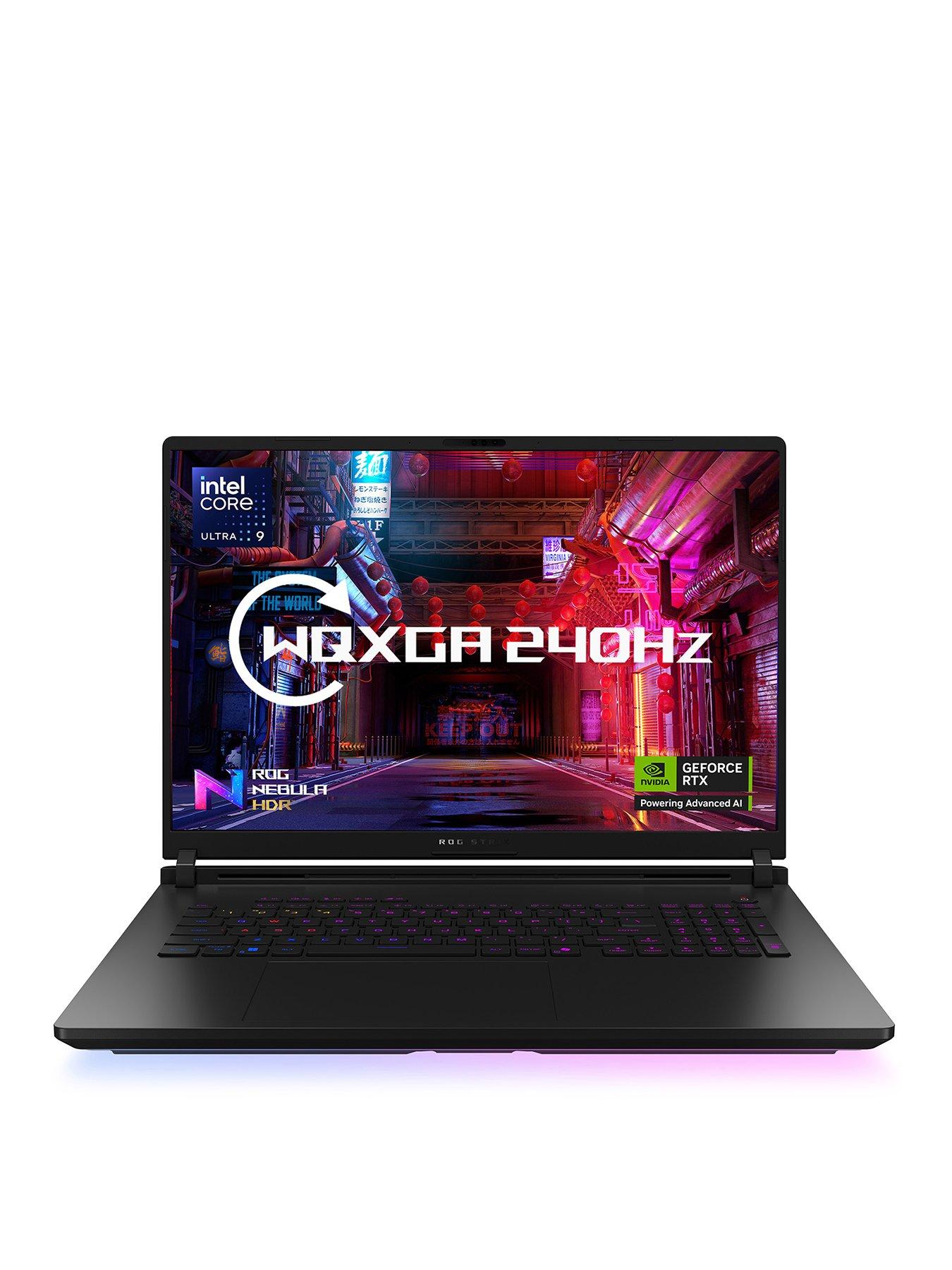 Image 1 of 7 of Asus ROG Strix Gaming Laptop - GeForce 5080 - 18in WQXGA (240Hz) - Intel Core Ultra 9 - 32GB RAM - 2TB SSD - Black