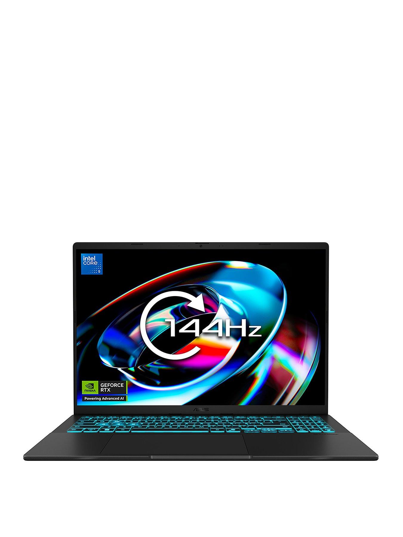 Asus V16 Gaming Laptop - 16in WUXGA 144Hz, RTX 4050, Intel Core 5, 16GB RAM, 512GB SSD - Black