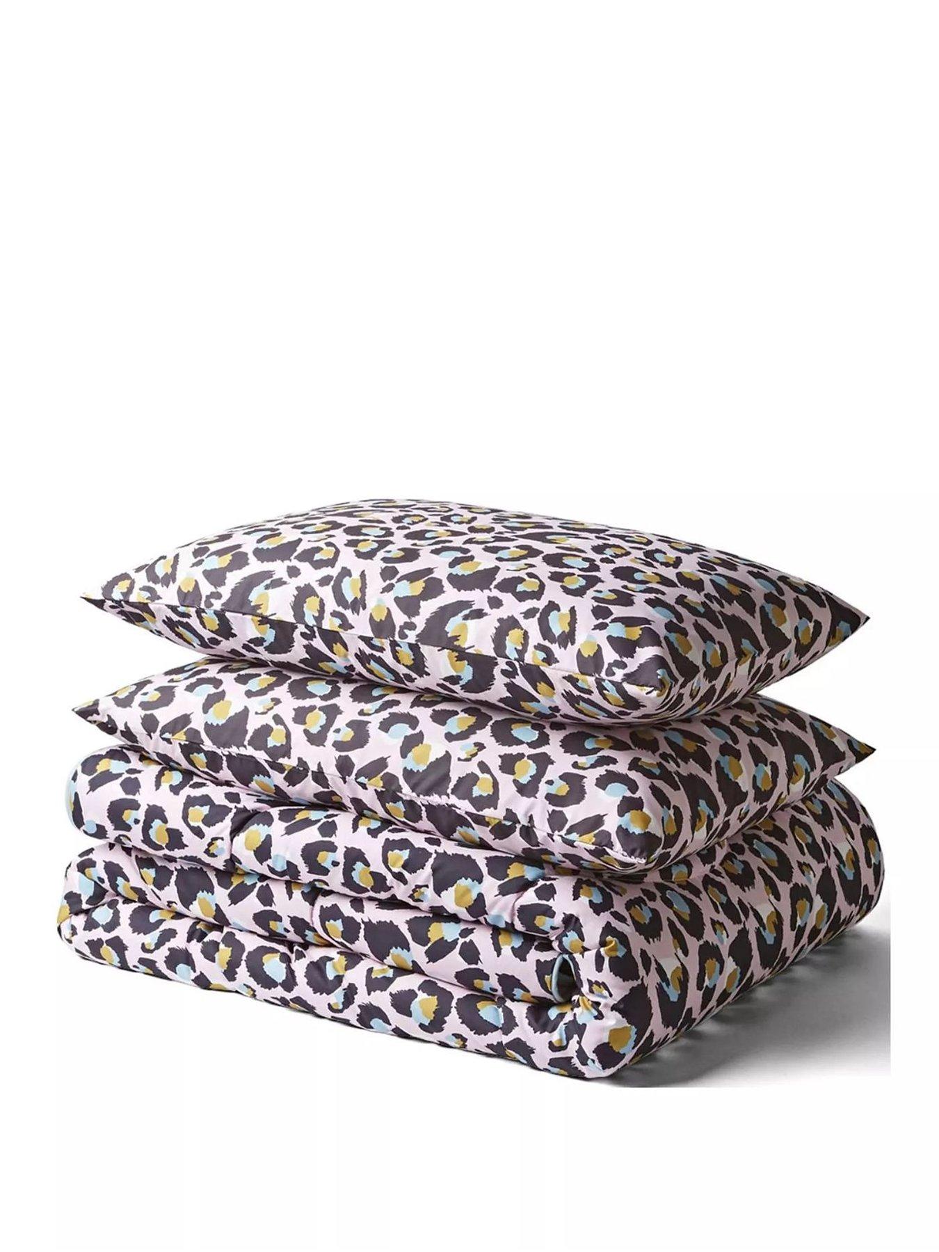 Image 5 of 8 of Night Lark Eleanor Bowmer Pink Leopard Coverless Duvet includes Pillowcases