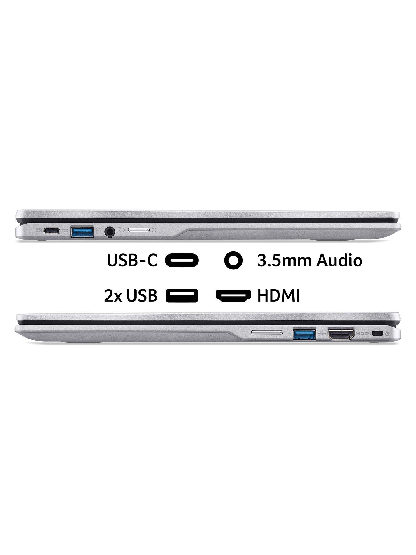 Image 6 of 8 of Acer Chromebook Spin 314 CP314-2HN - 14in WUXGA Touch/Pen Supportive - Intel N100 - 4GB RAM - 128GB - Silver