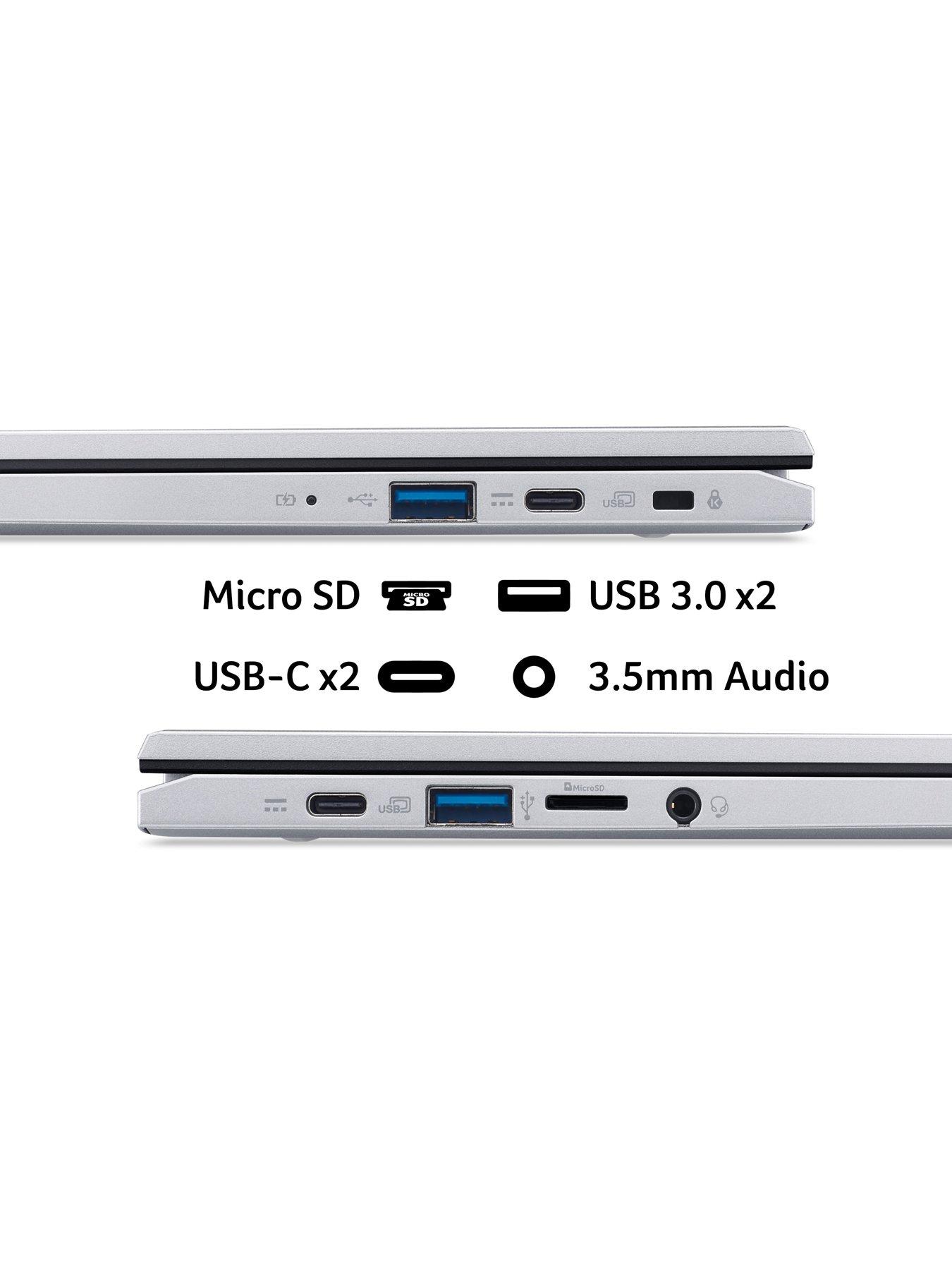 Image 6 of 8 of Acer Chromebook 314 CB314-4HT - 14in FHD Touchscreen - Intel N100 - 8GB RAM - 128GB - Silver