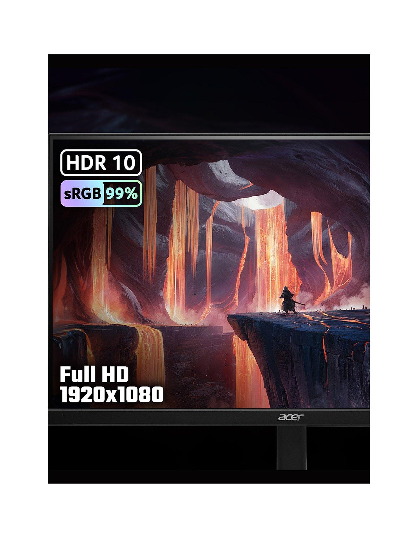 Image 3 of 7 of Acer Nitro QG241YX1 - 23.8in FHD - 200Hz - Black Gaming Monitor