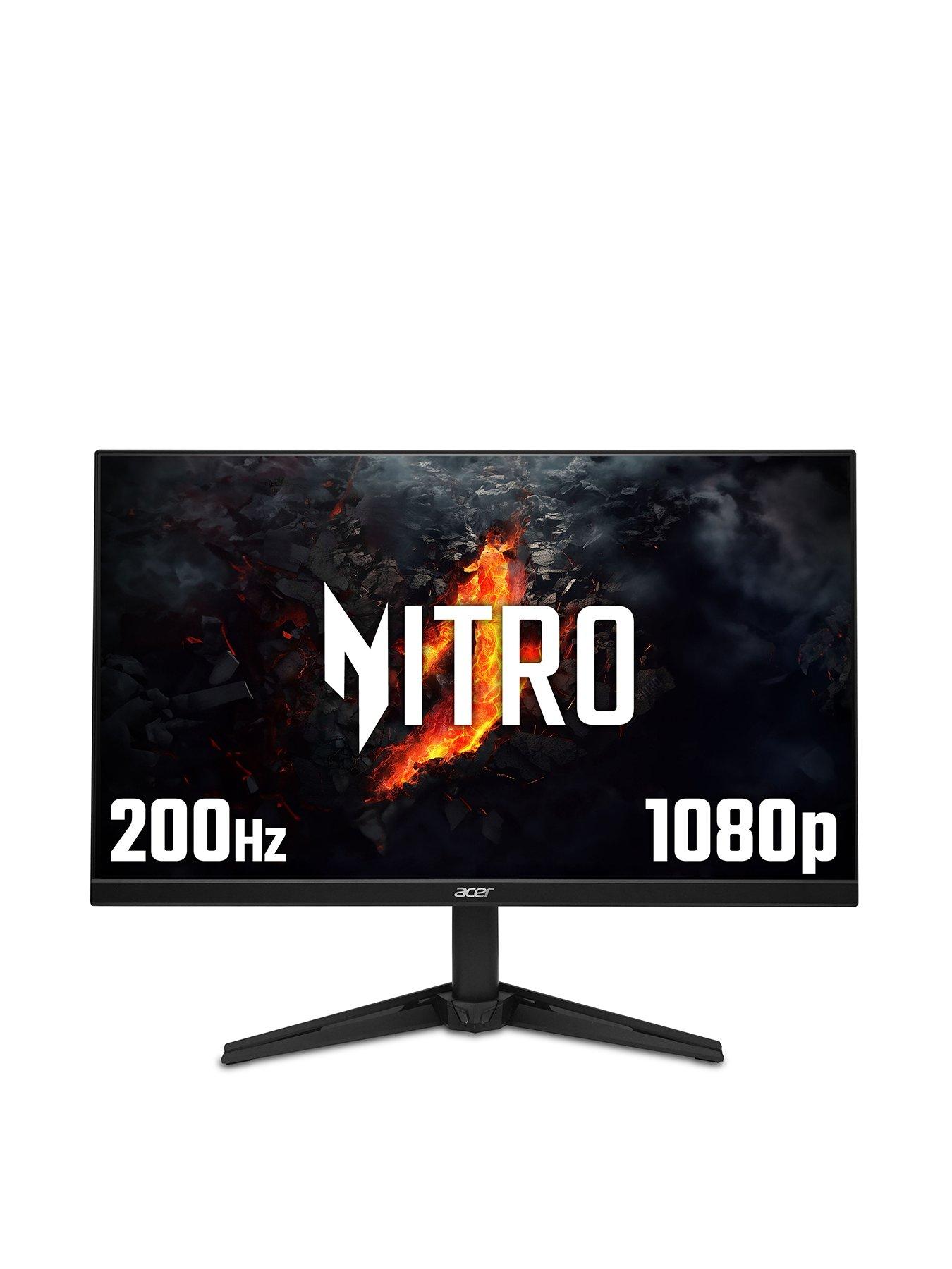 Image 1 of 7 of Acer Nitro QG271X1 - 27in FHD - 200Hz - Black Gaming Monitor