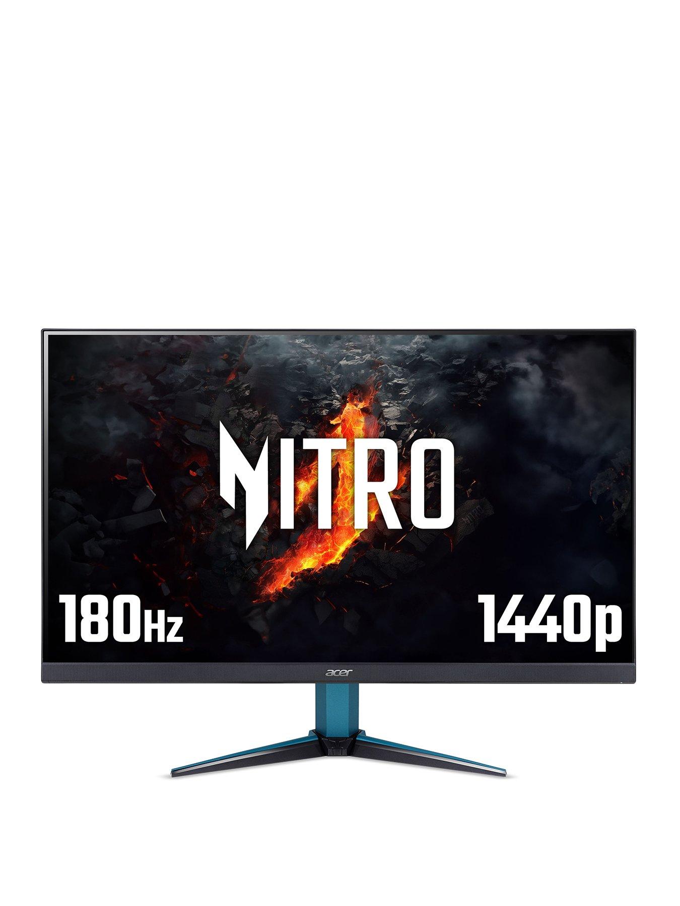 Image 1 of 7 of Acer Nitro VG272UV3 - 27in WQHD - 180Hz - Black Gaming Monitor
