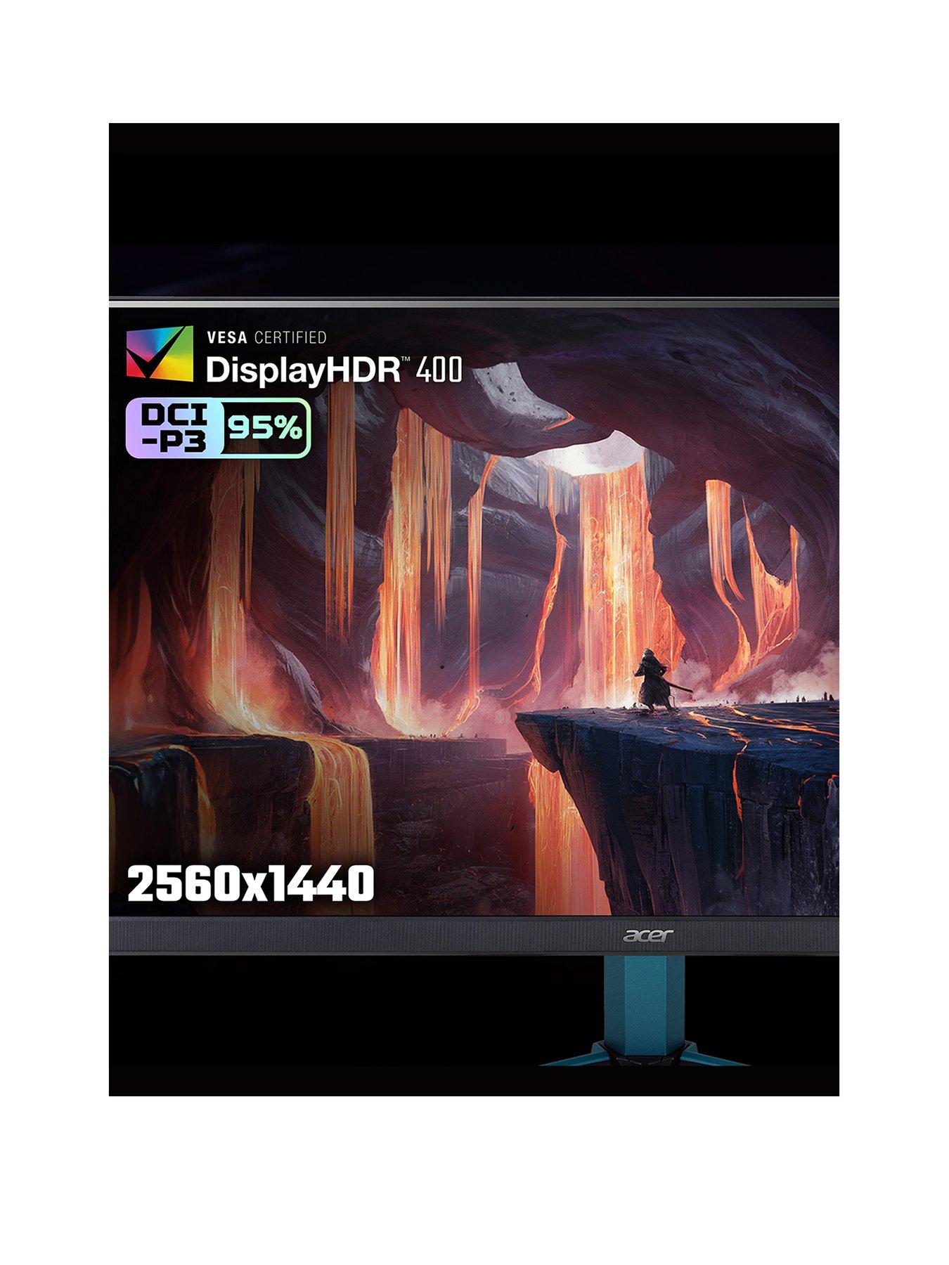 Image 3 of 7 of Acer Nitro VG272UV3 - 27in WQHD - 180Hz - Black Gaming Monitor