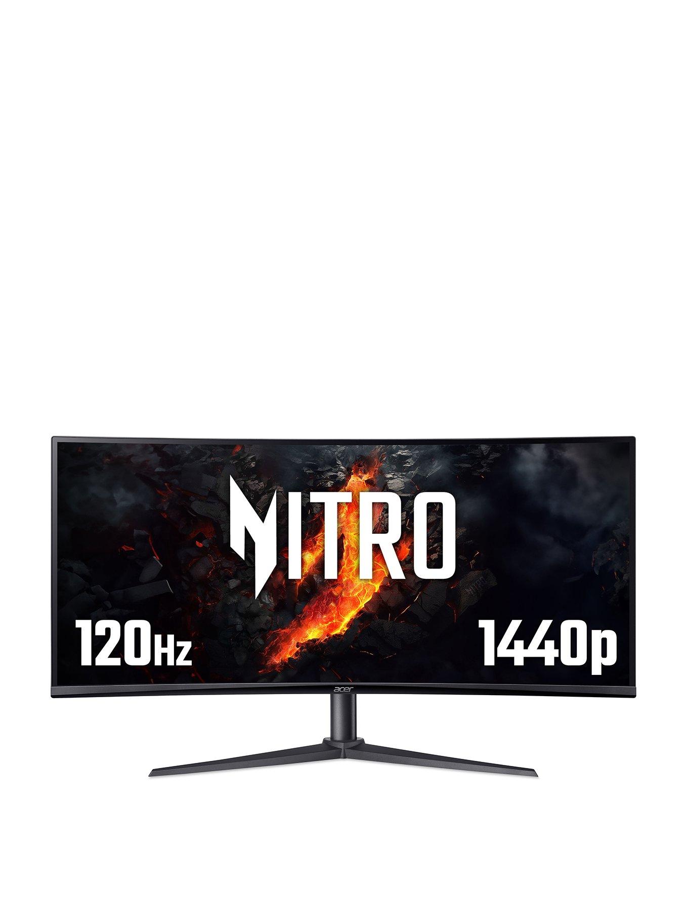 Acer Nitro XZ340CUJ0 - 34in WQHD - 120Hz - Black Gaming Monitor