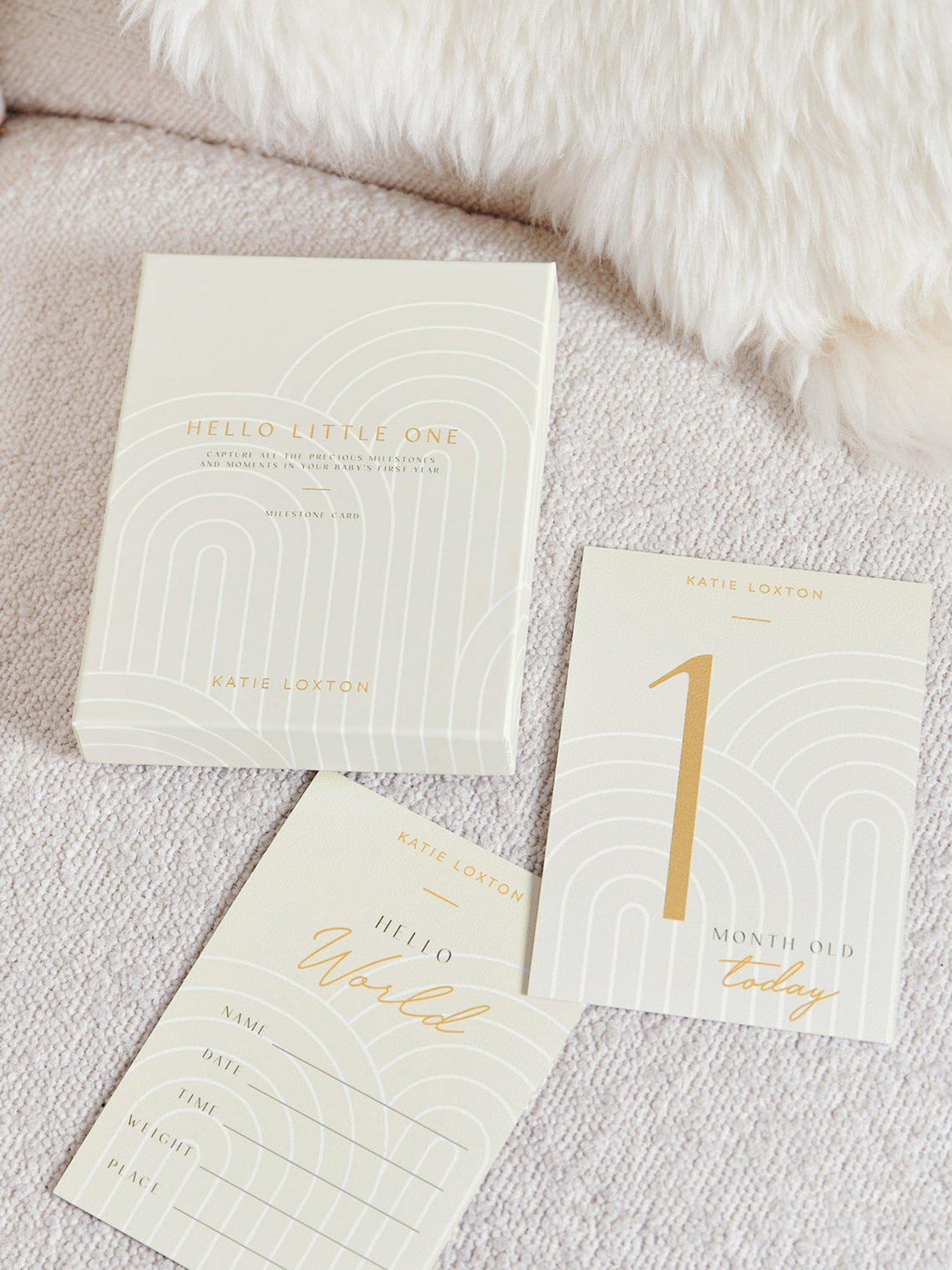 undefined Baby Milestone Cards , Hello Little One