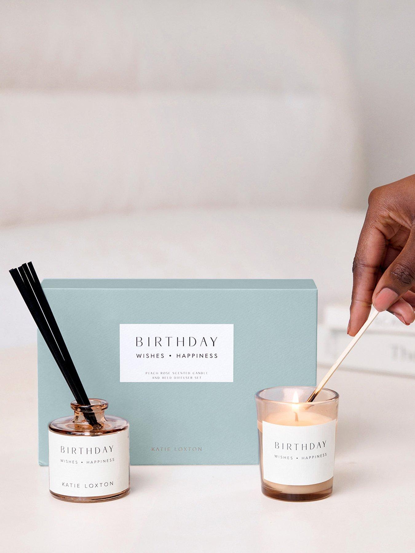 Katie Loxton Mini Votive And Mini Reed Diffuser Gift Set , Birthday | Very