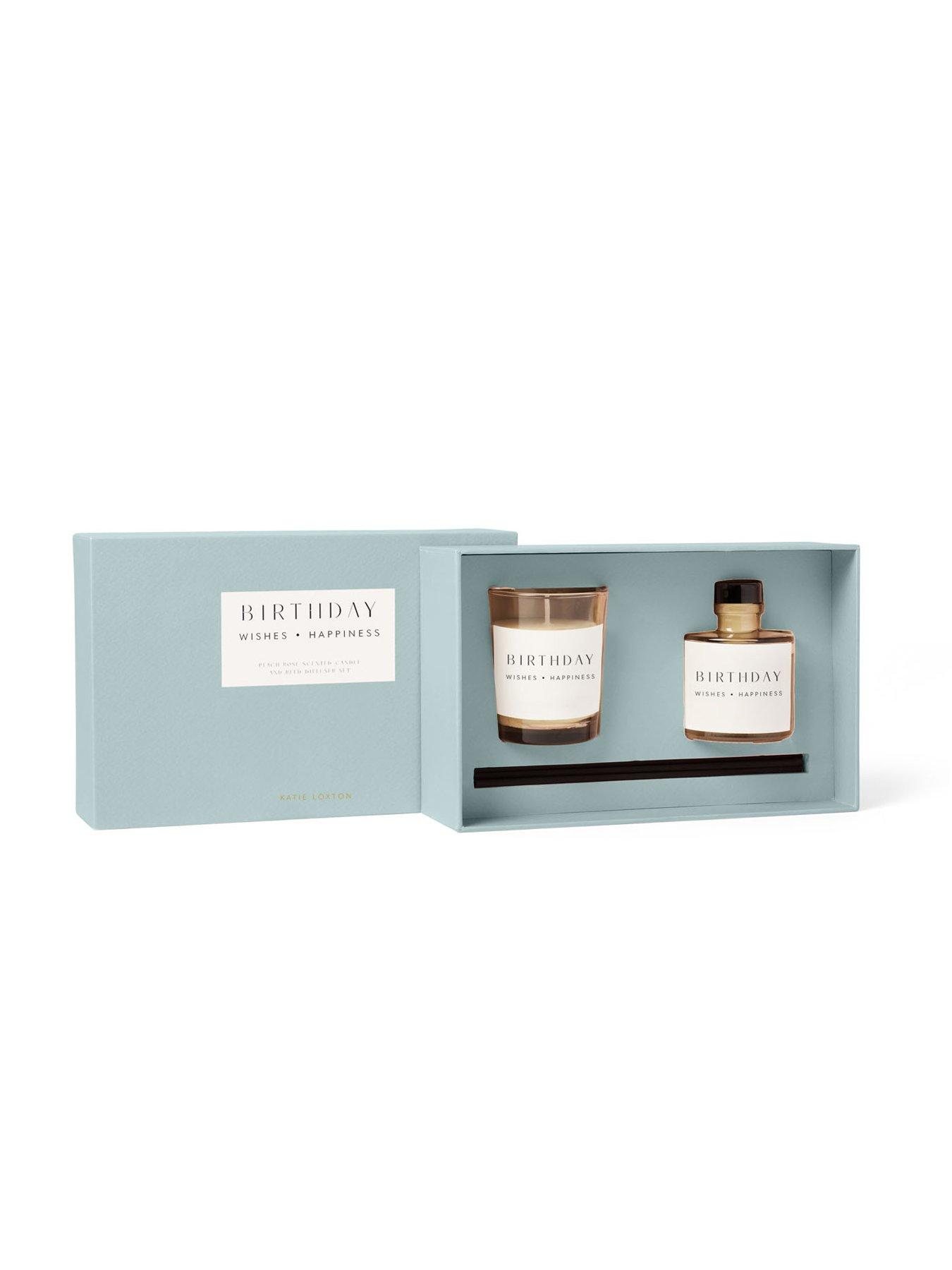 Katie Loxton Mini Votive And Mini Reed Diffuser Gift Set , Birthday | Very