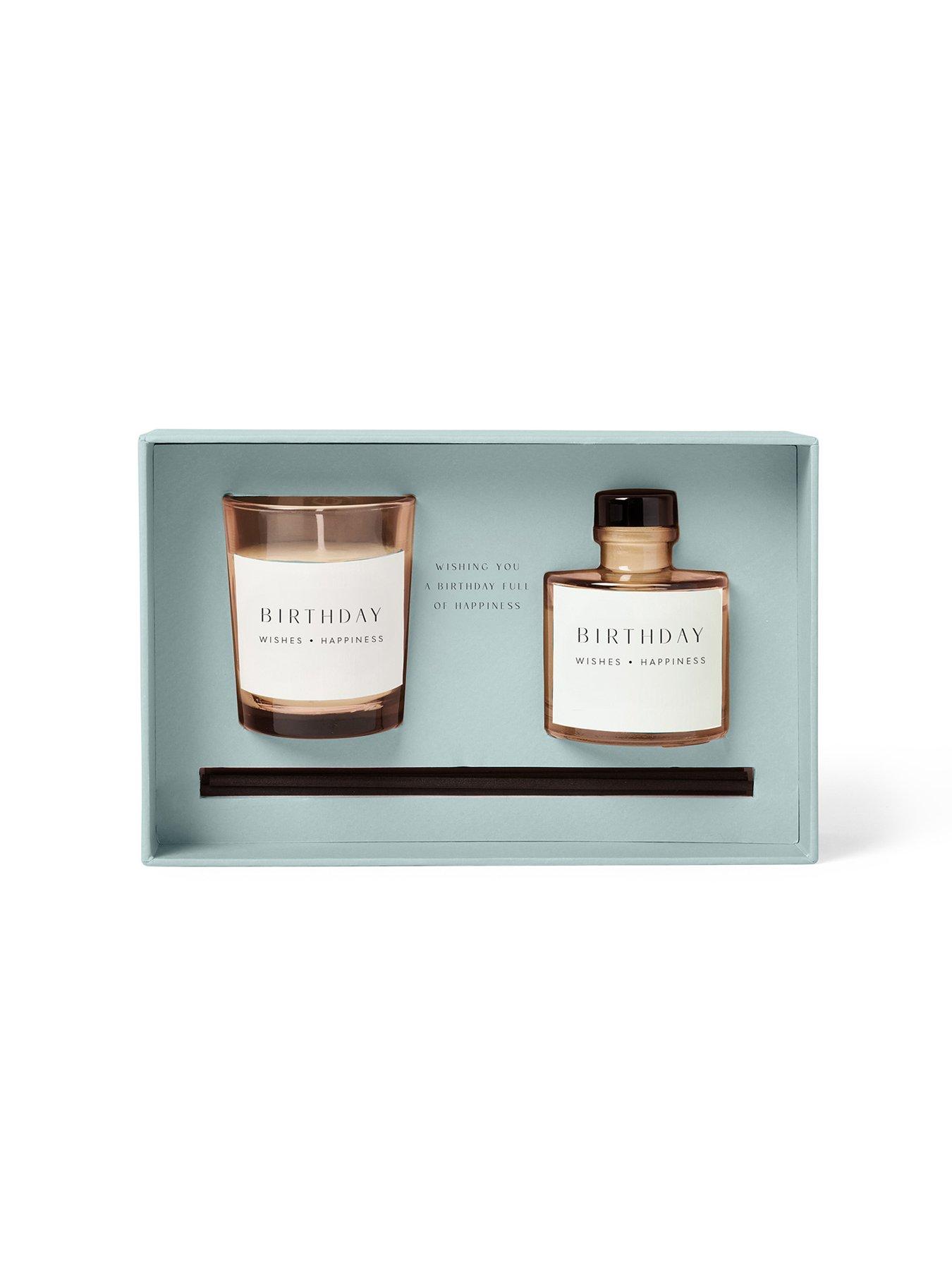Katie Loxton Mini Votive And Mini Reed Diffuser Gift Set , Birthday | Very