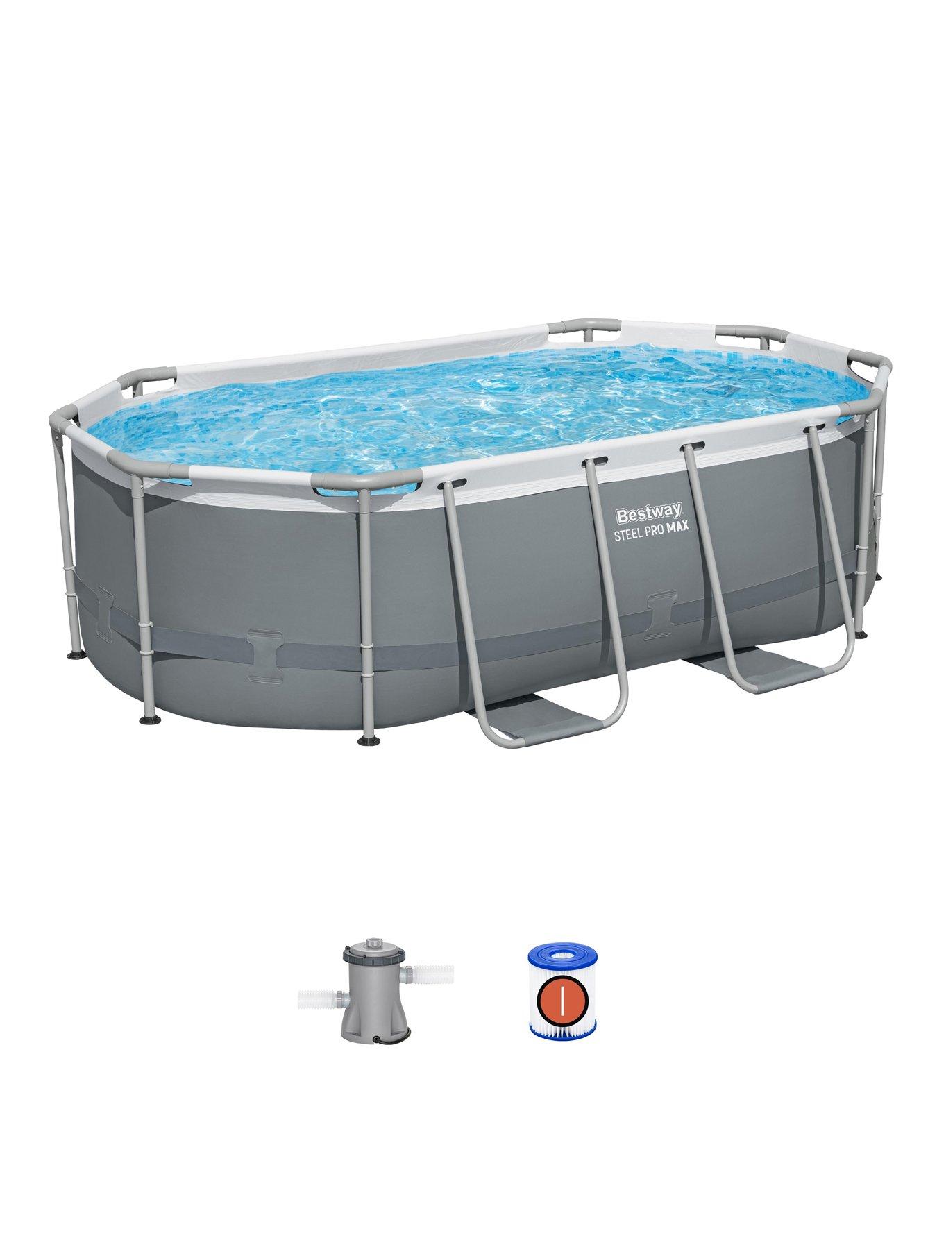 Image 5 of 5 of Bestway Steel Pro MAX 10ft x 6ft 7in x 33in Oval Pool Set