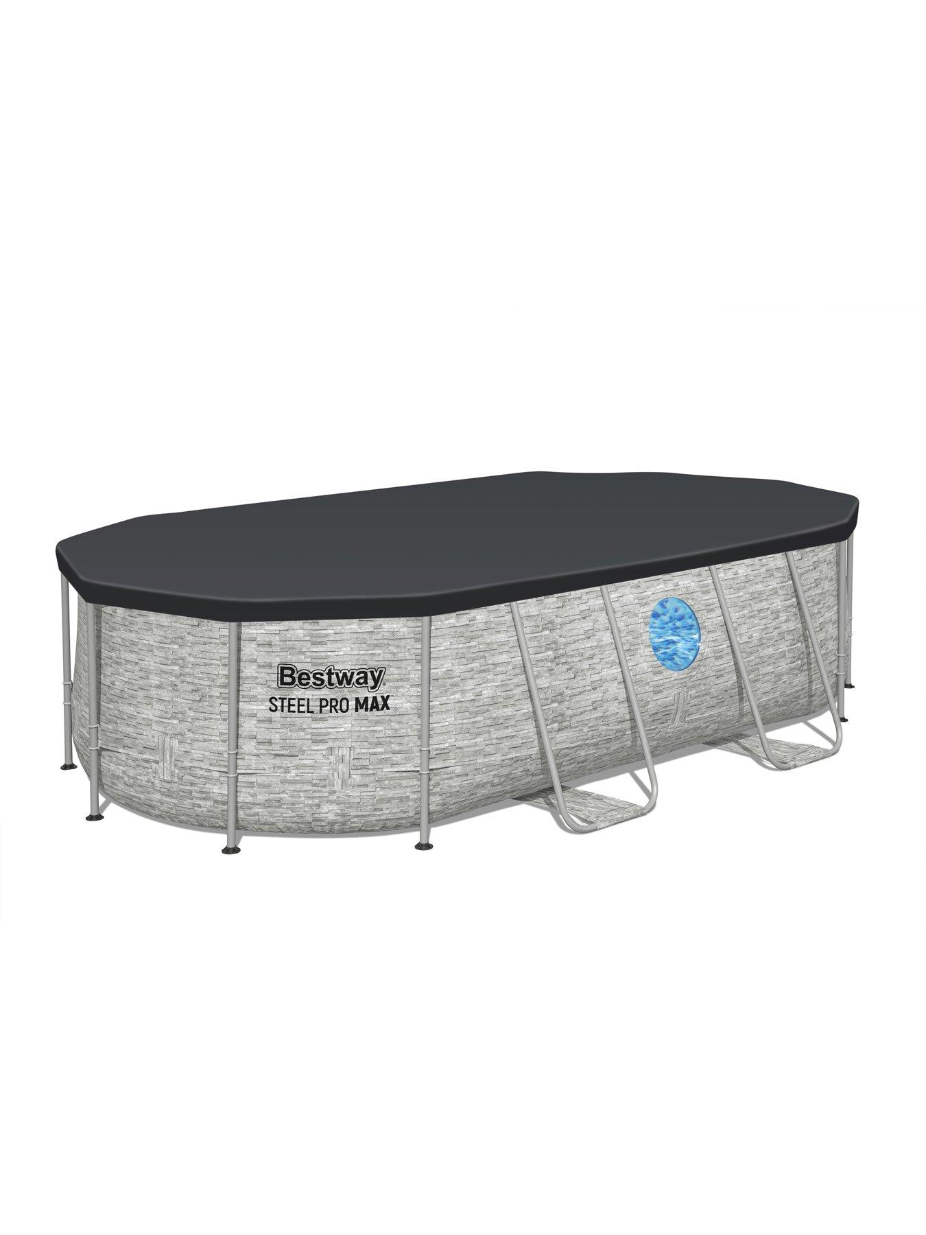Image 5 of 7 of Bestway 14ft x 8ft 2 x 39.5in Splashview Pool Set Oval