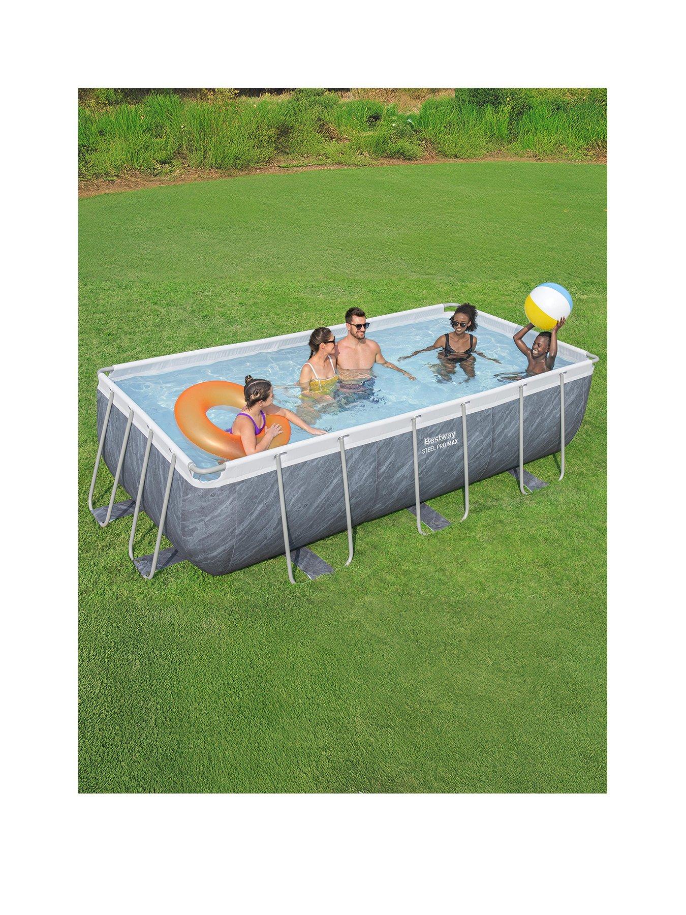 Bestway Steel Pro MAX 13ft 3 x 6ft 7 x 39.5in Rectangular Pool Set