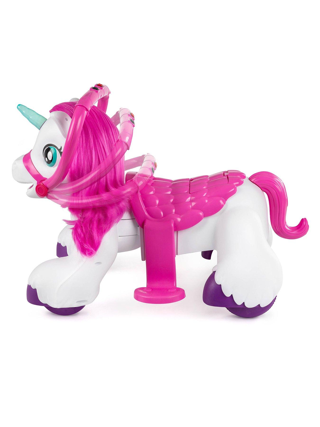 Image 4 of 7 of XOOTZ Magical Unicorn Electric Ride-On - White