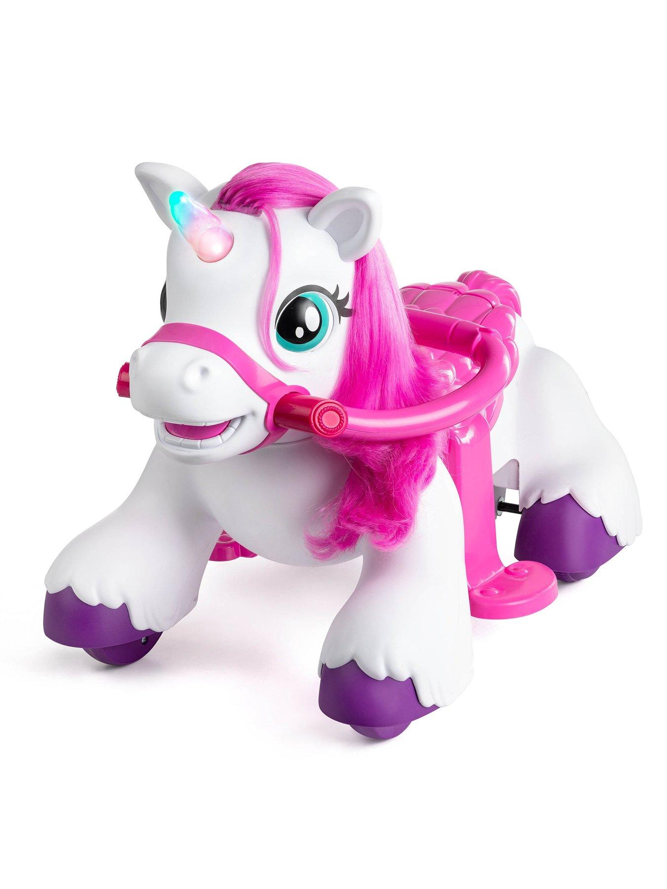 Image 7 of 7 of XOOTZ Magical Unicorn Electric Ride-On - White