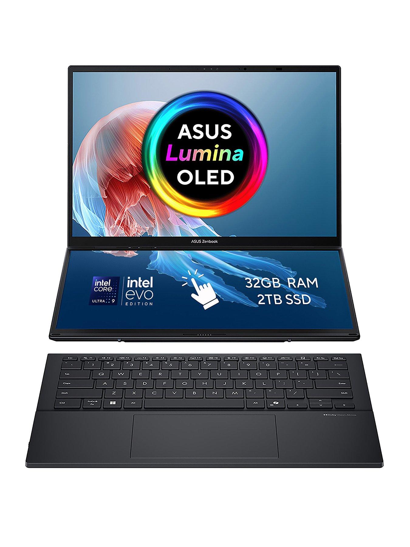 Asus Zenbook Duo - 14in - Intel Core Ultra 9 - 32GB RAM - 2TB SSD - Grey