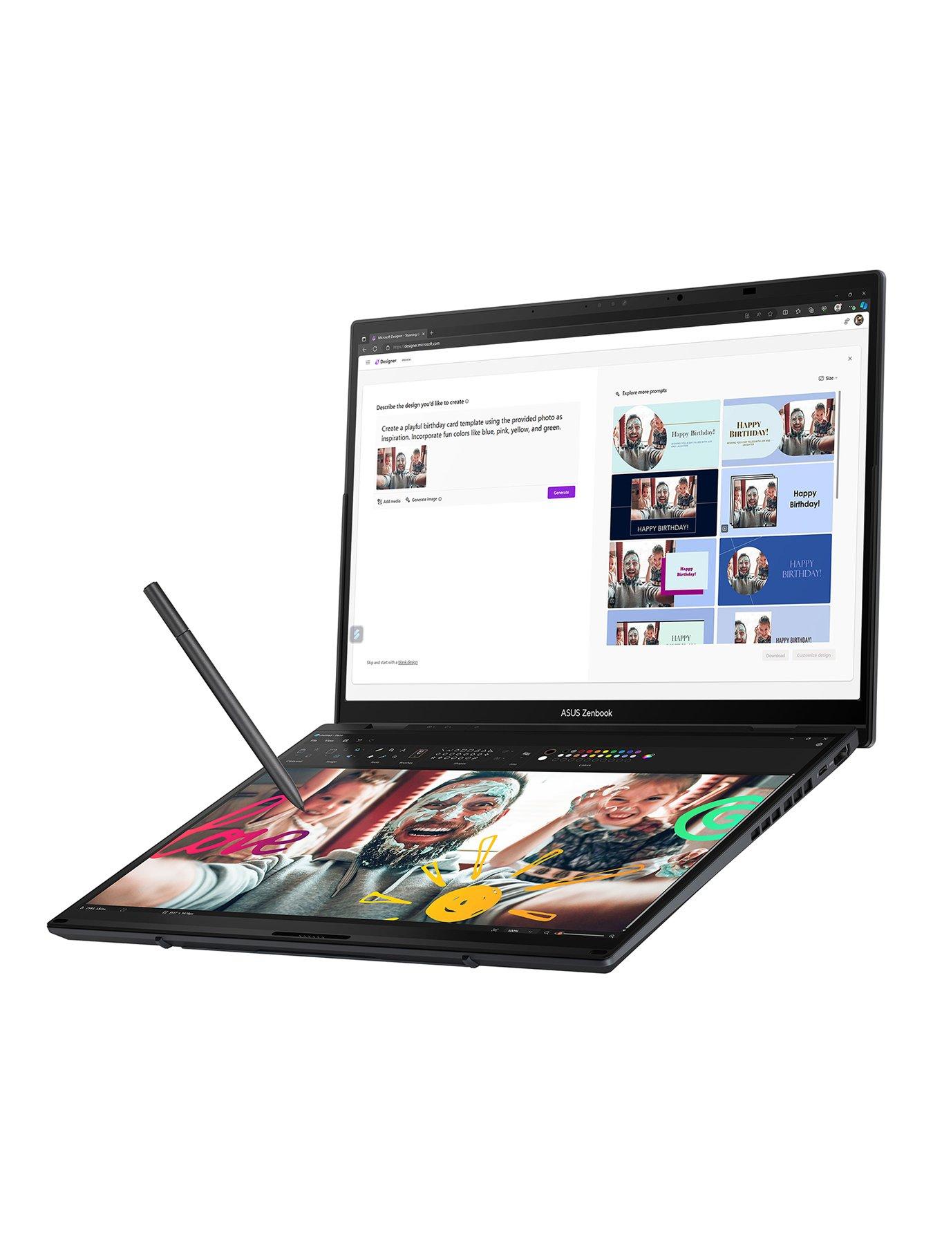 Image 5 of 7 of Asus Zenbook Duo - 14in - Intel Core Ultra 9 - 32GB RAM - 2TB SSD - Grey