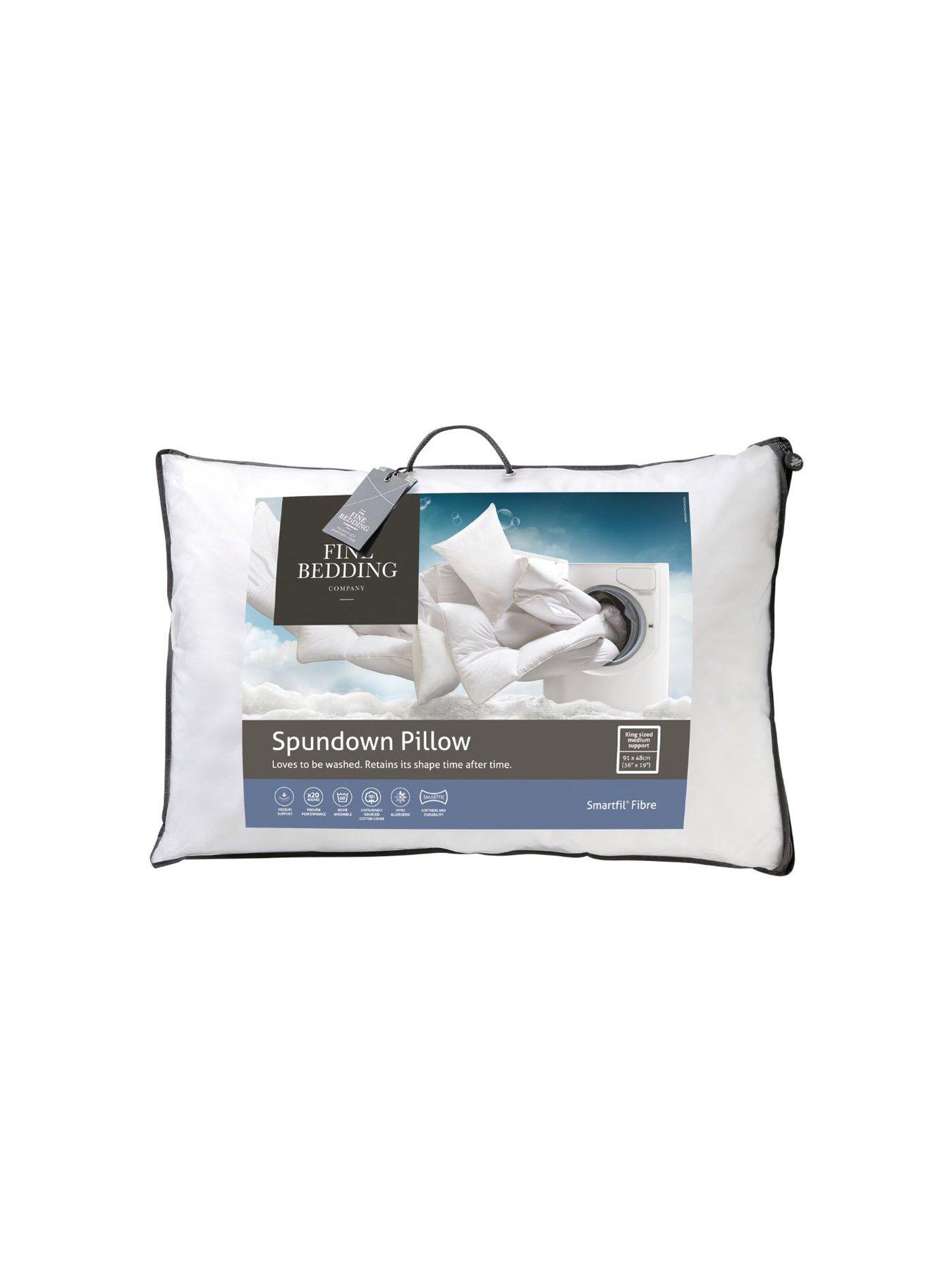 Image 4 of 4 of The Fine Bedding Company Spundown, Hypoallergenic XL Medium Support Pillow