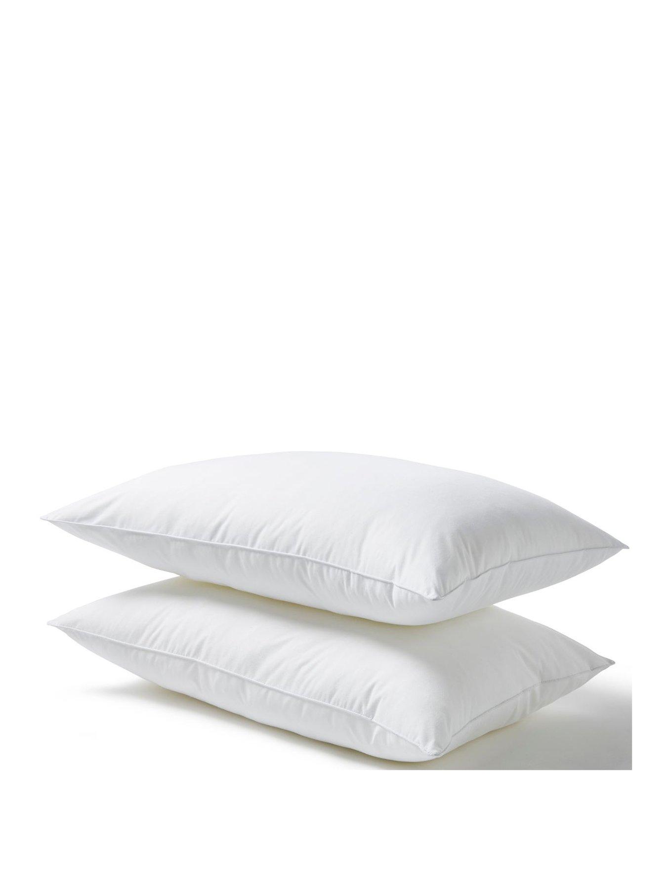 Image 2 of 3 of The Fine Bedding Company Spundown, Hypoallergenic Medium Support Pillow, 2 Pack