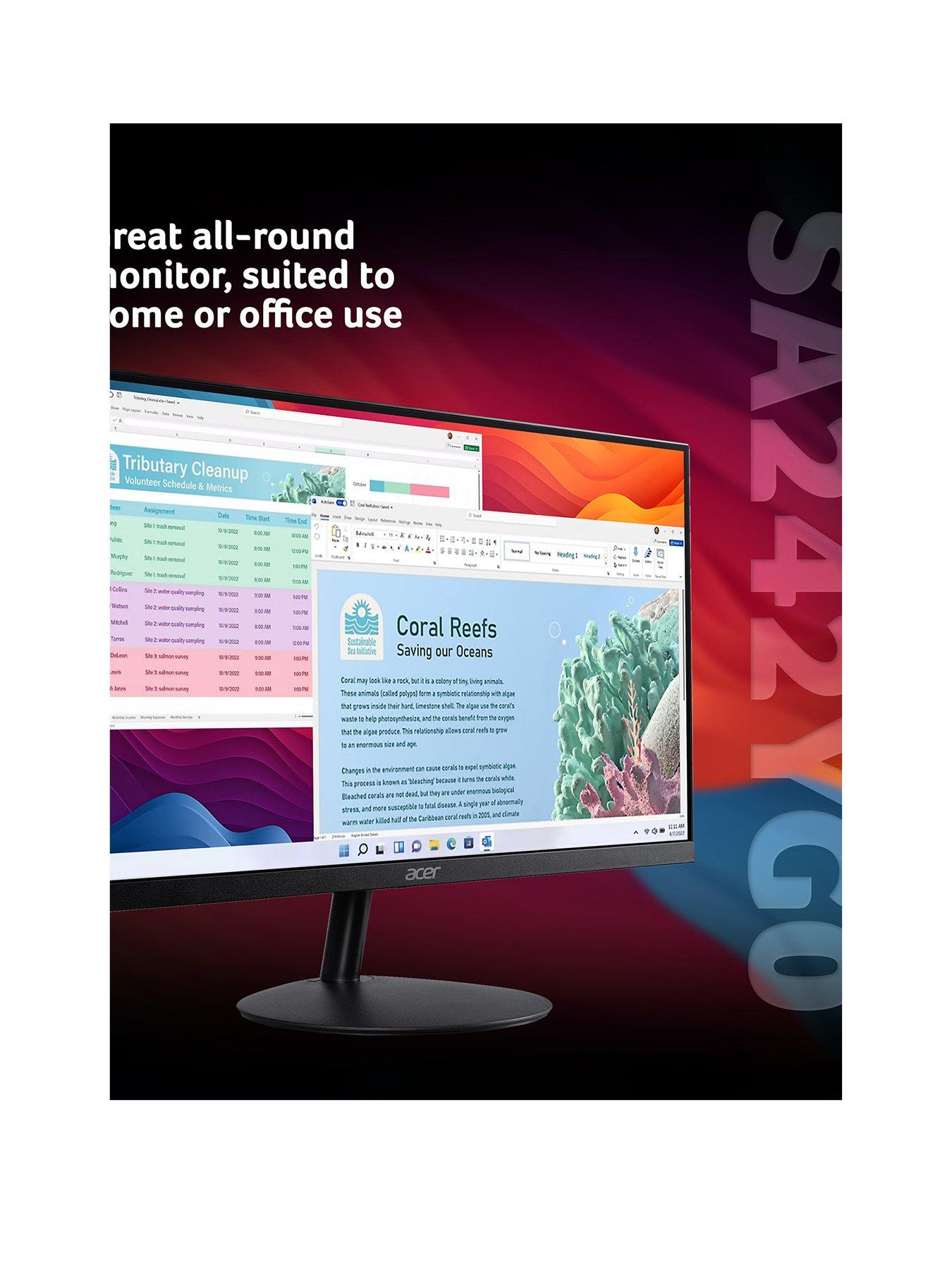 Image 2 of 8 of Acer SA242YG0bi - 23.8in FHD - 120Hz - Black Monitor