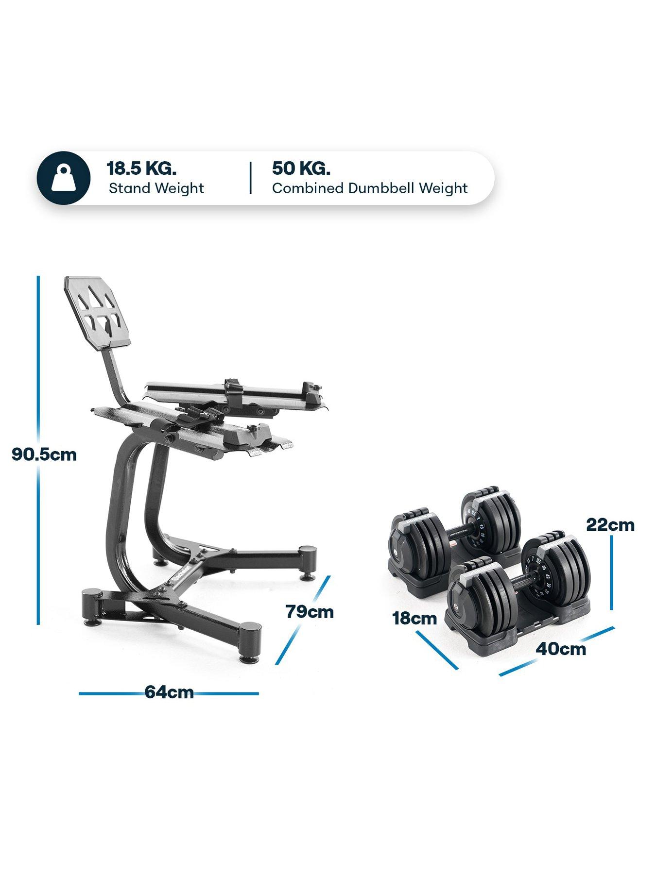 Image 3 of 6 of Echelon ADJUSTABLE DUMBBELLS w/ STAND