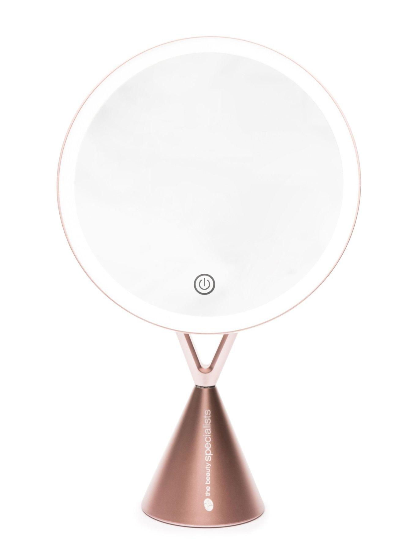Image 3 of 6 of Rio HD Illuminated Makeup Mirror With Compact Magnifying Mirror