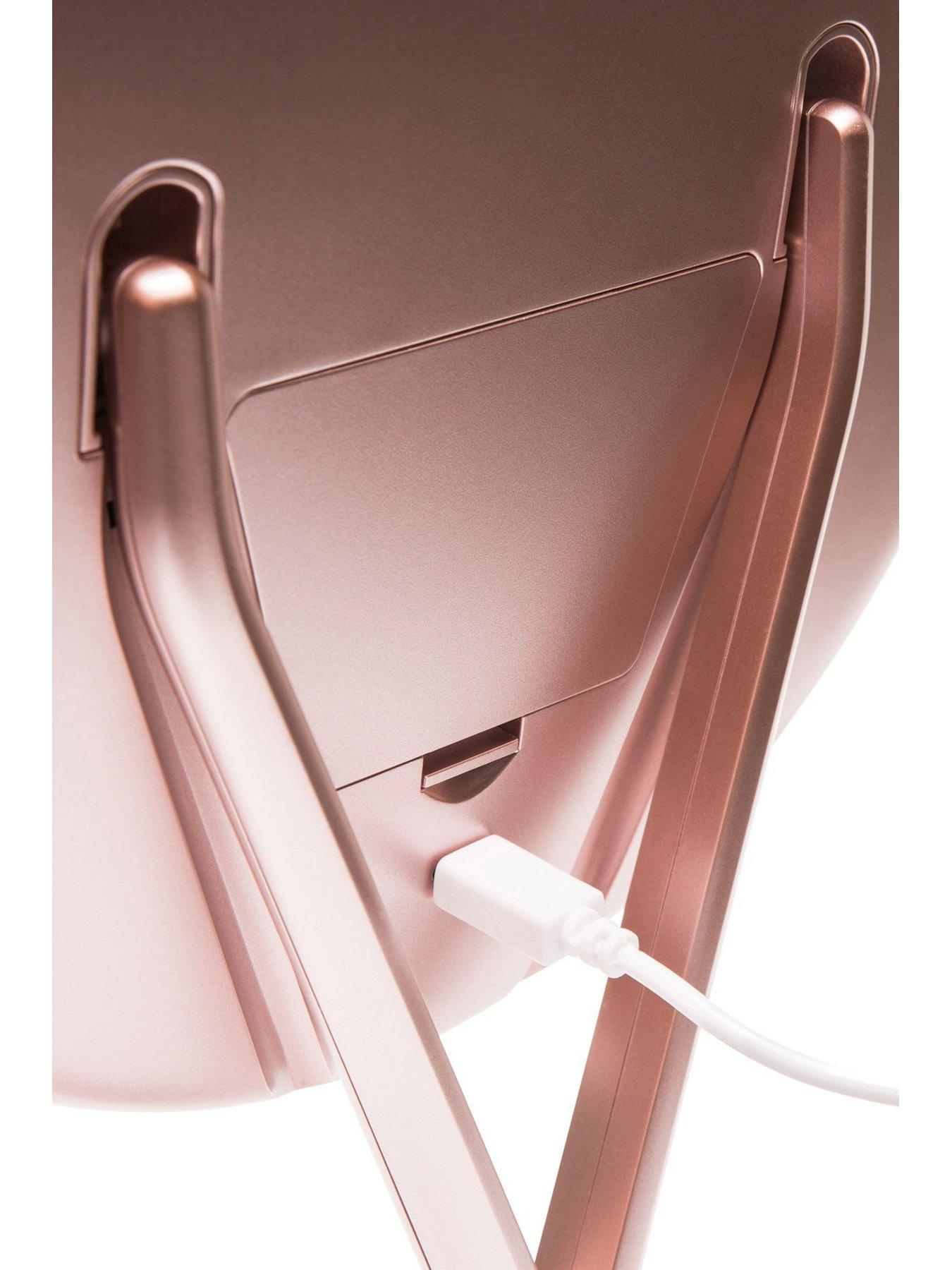 Image 4 of 6 of Rio HD Illuminated Makeup Mirror With Compact Magnifying Mirror